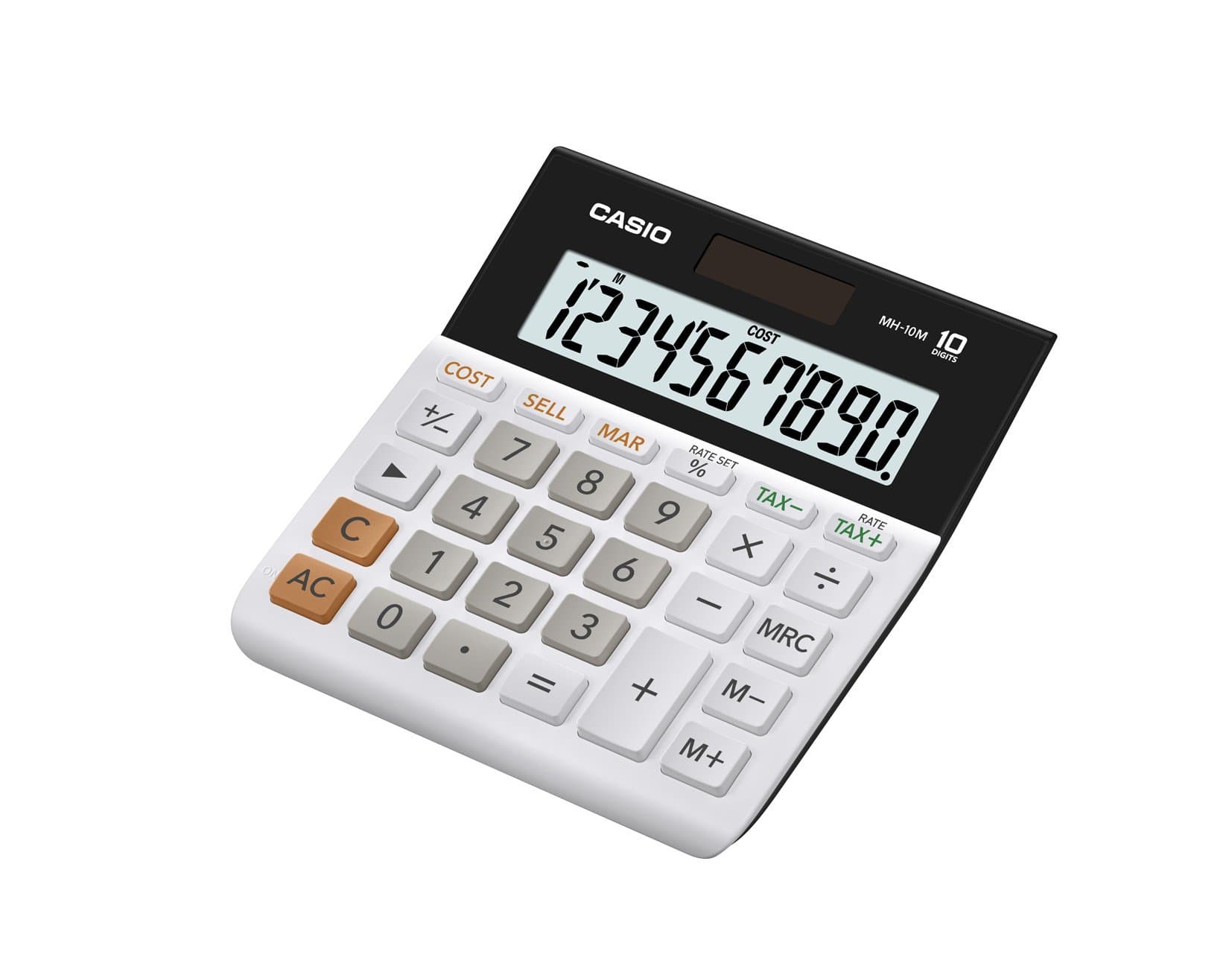 MH-10M Desktop Calculator – Large 10-Digit Display | Cost/Sell/Margin & Tax Functions | Ideal for Home & Office Use