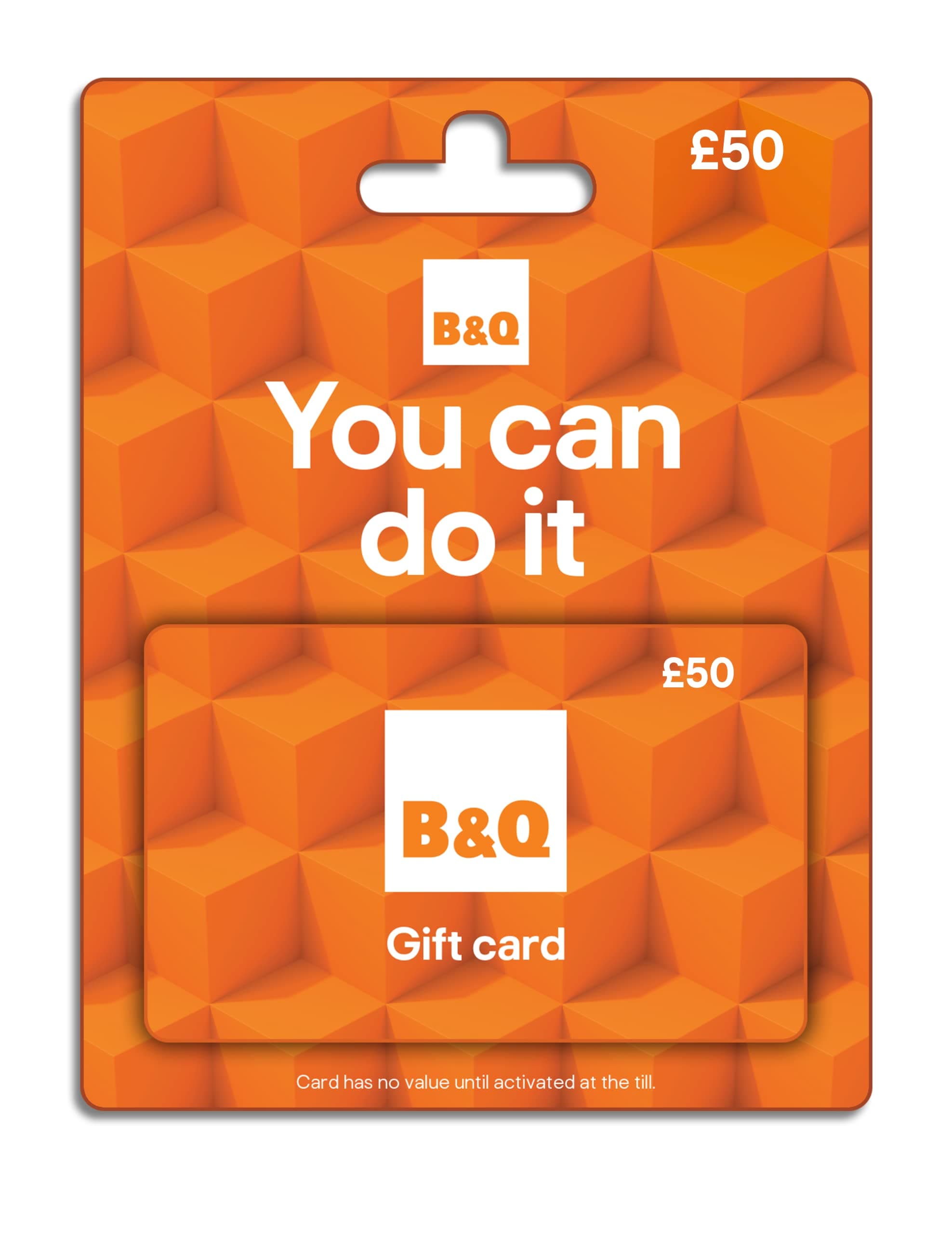 B&Q Gift Card - UK Redemption Only - Delivered by post