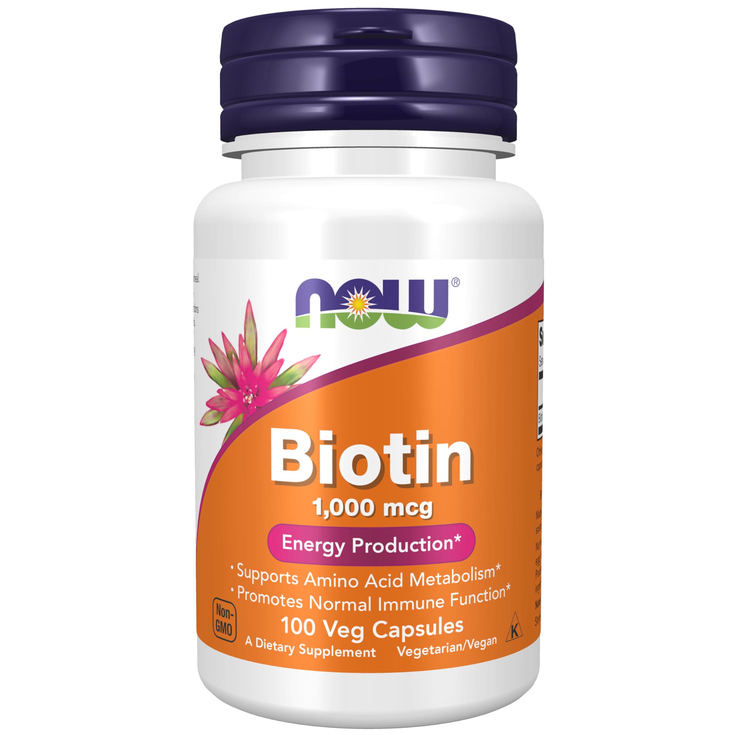 Now Foods, Biotin, 1000 mcg, 100 Capsules