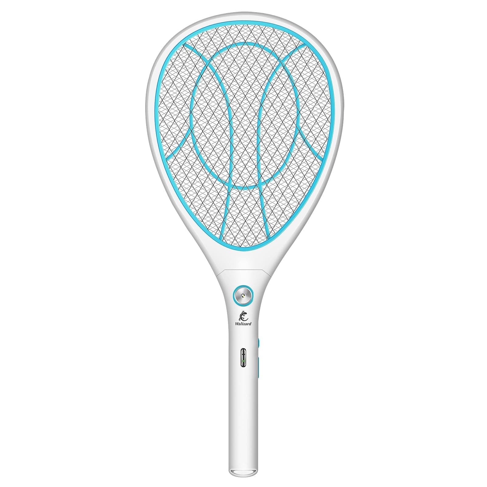 Fly Zapper Electric Fly Killer: Fly Swatter Electric Bug Zapper Racket Bat Electronic Mosquito Insect Killer Indoor USB Rechargeable 3000V