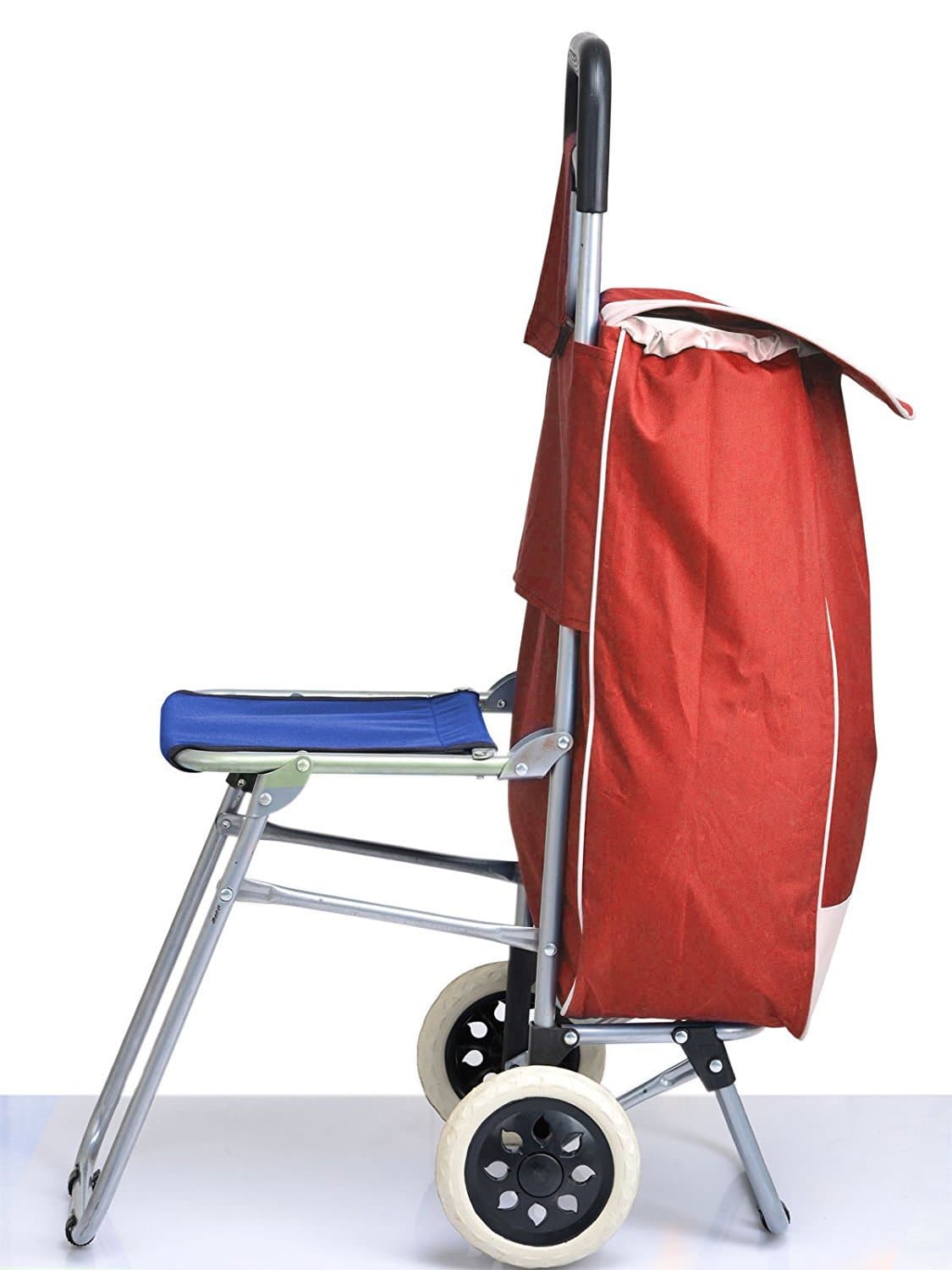 PAffy Foldable Shopping Trolley Bag with Chair