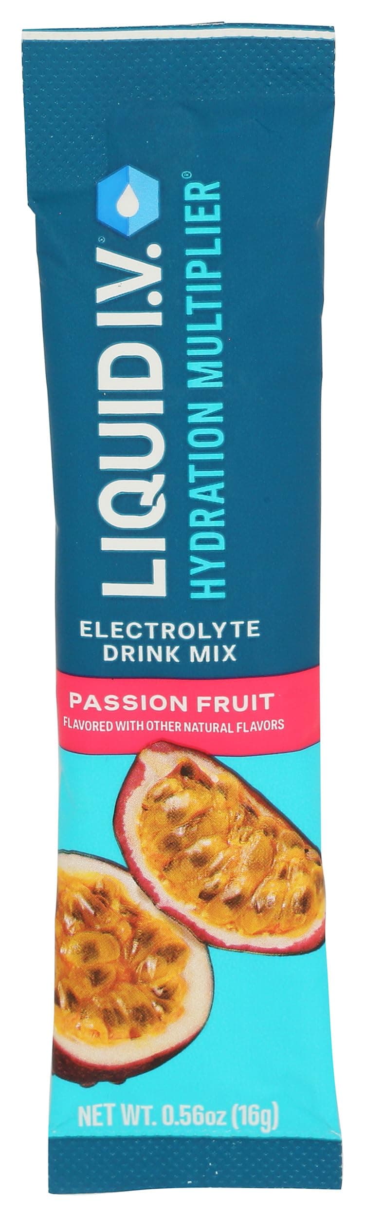LIQUID IV Passion Fruit Hydration Drink Mix Single, 0.56 OZ