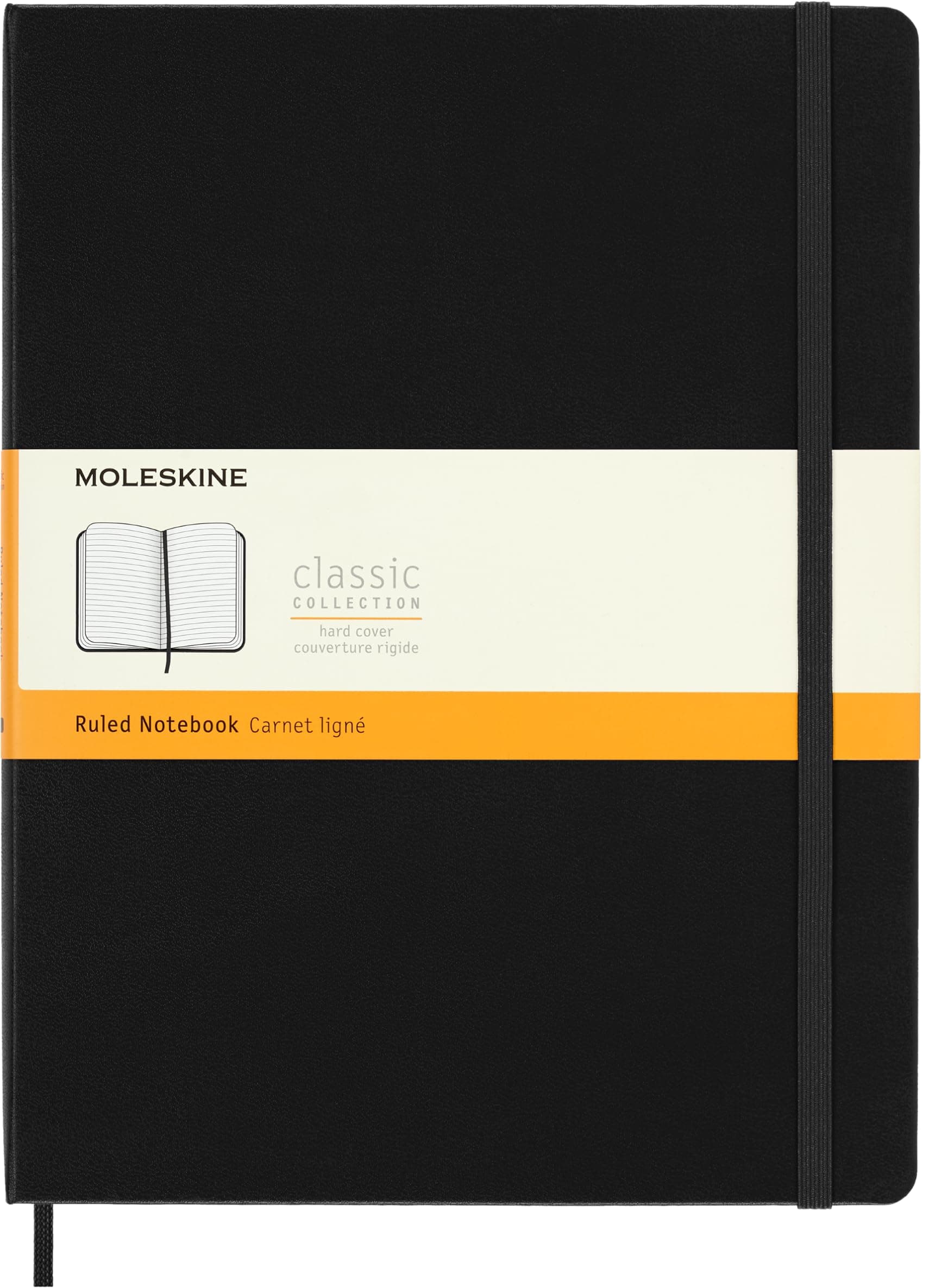 Moleskine Extra Large Ruled Notebook Hard Black
