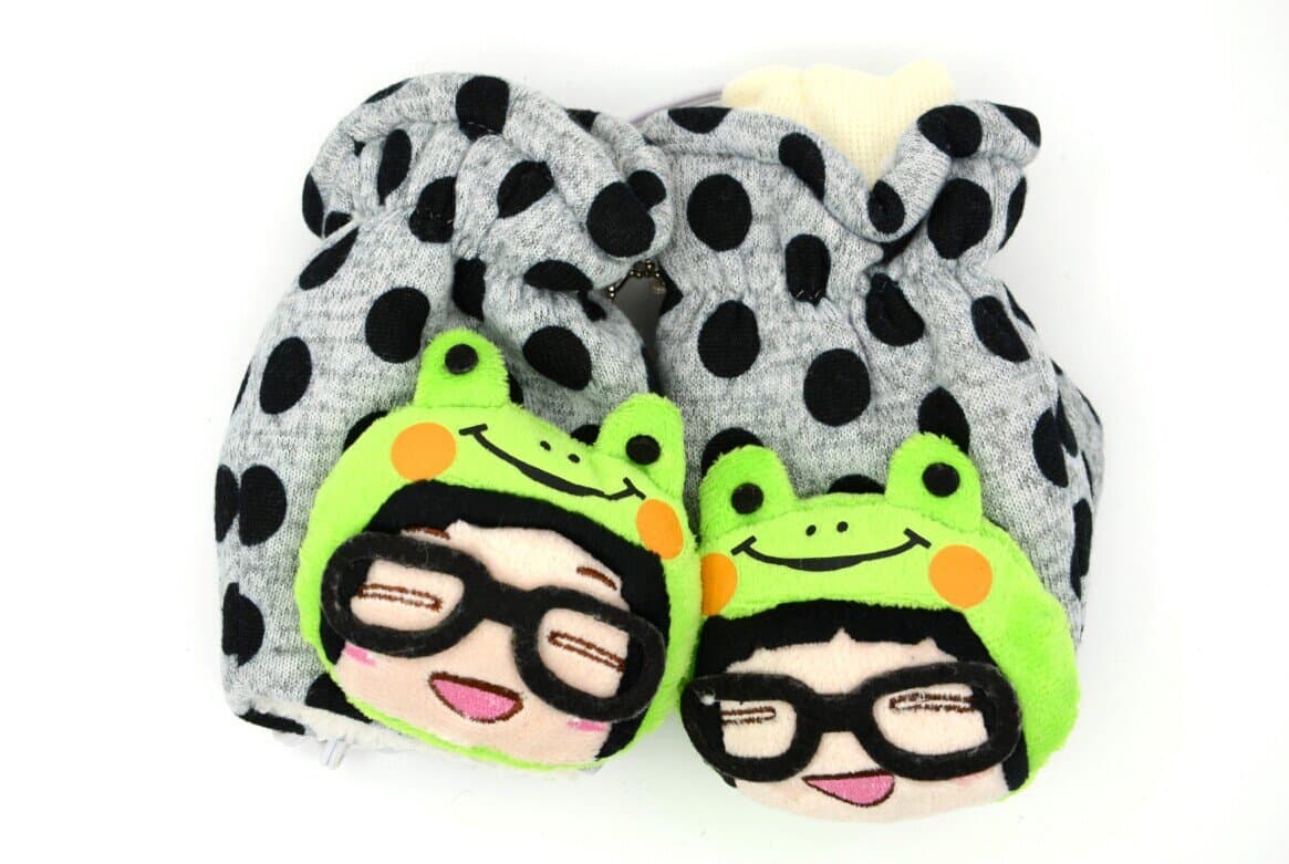 AWOWZ Cute Stripe Pattern USB Heated Fingerless Warm Gloves Mittens Hand Warmer (C-HYD)