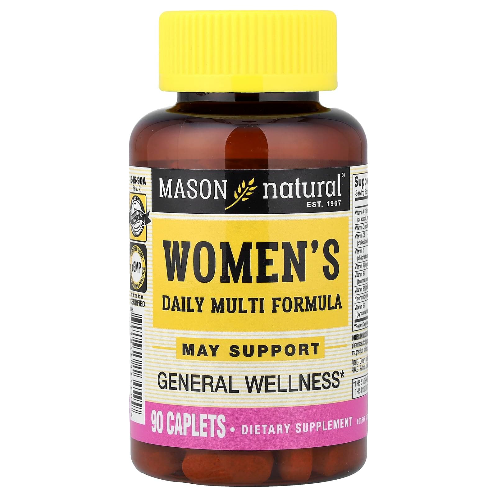 Mason Natural Women's Daily Multi Formula 90 Caplets