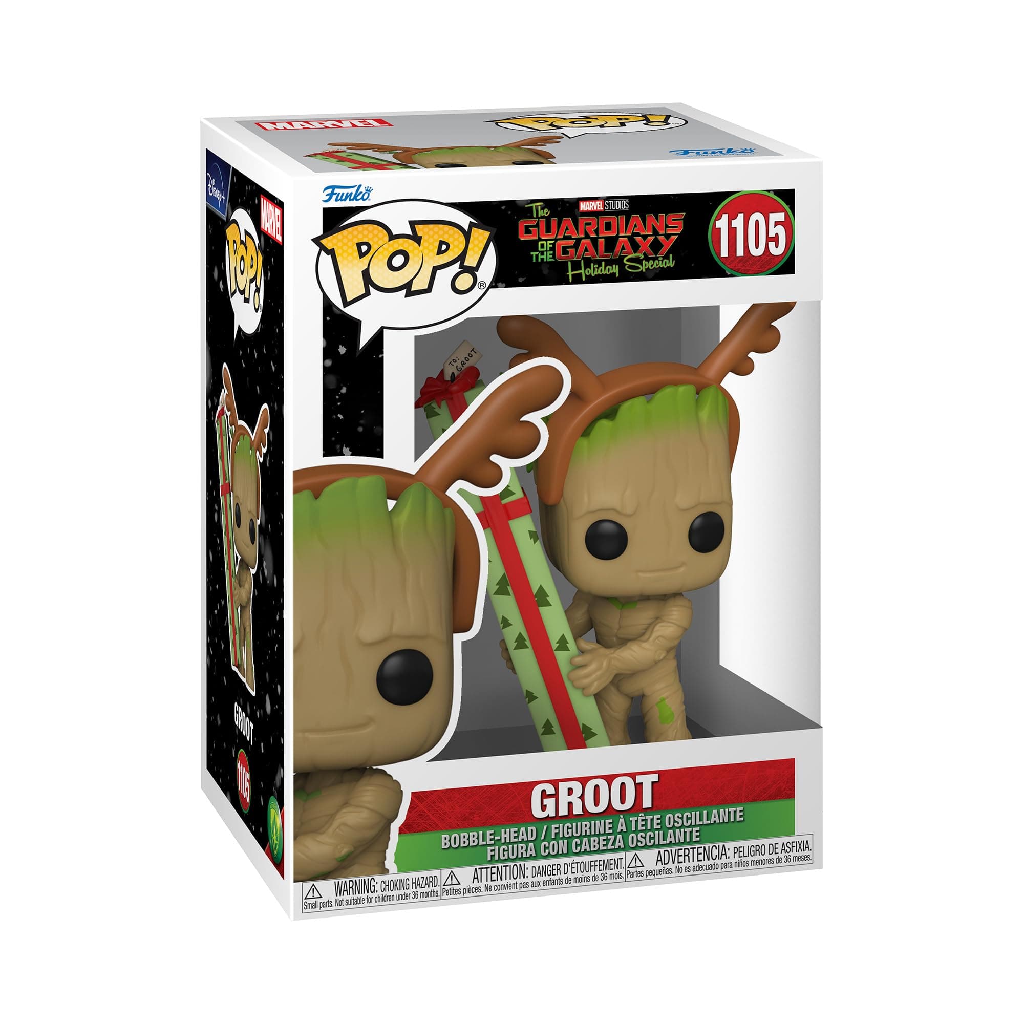 Pop! Marvel: Guardians Of the Galaxy Holiday Special - Groot - Marvel Comics - Collectable Vinyl Figure - Gift Idea - Official Merchandise - Toys for Kids & Adults - Movies Fans