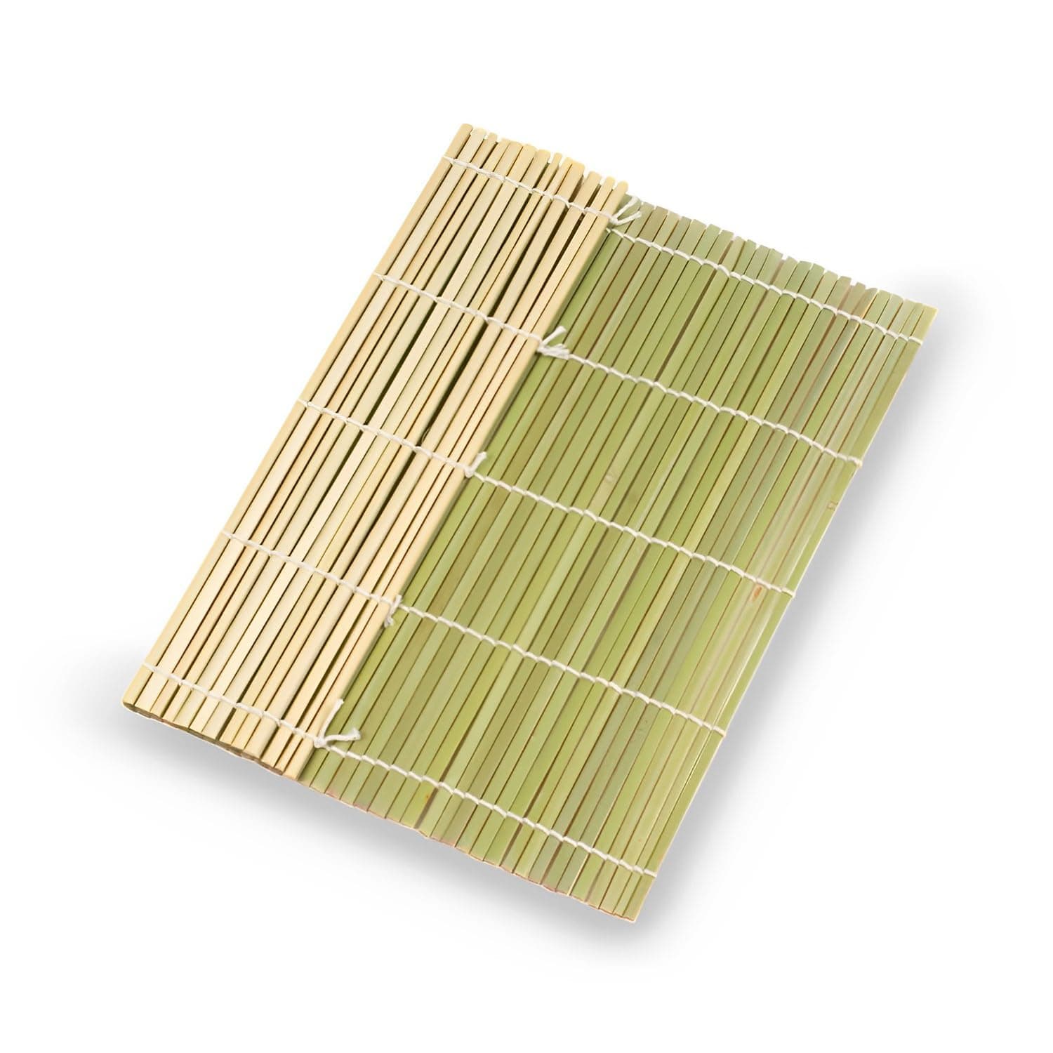 HomePro Bamboo Sushi Mat, Sushi Making Kit, Natural Sushi Roller Ideal Food Cooking Tool for Home Sushi Making (1 Pc) Green