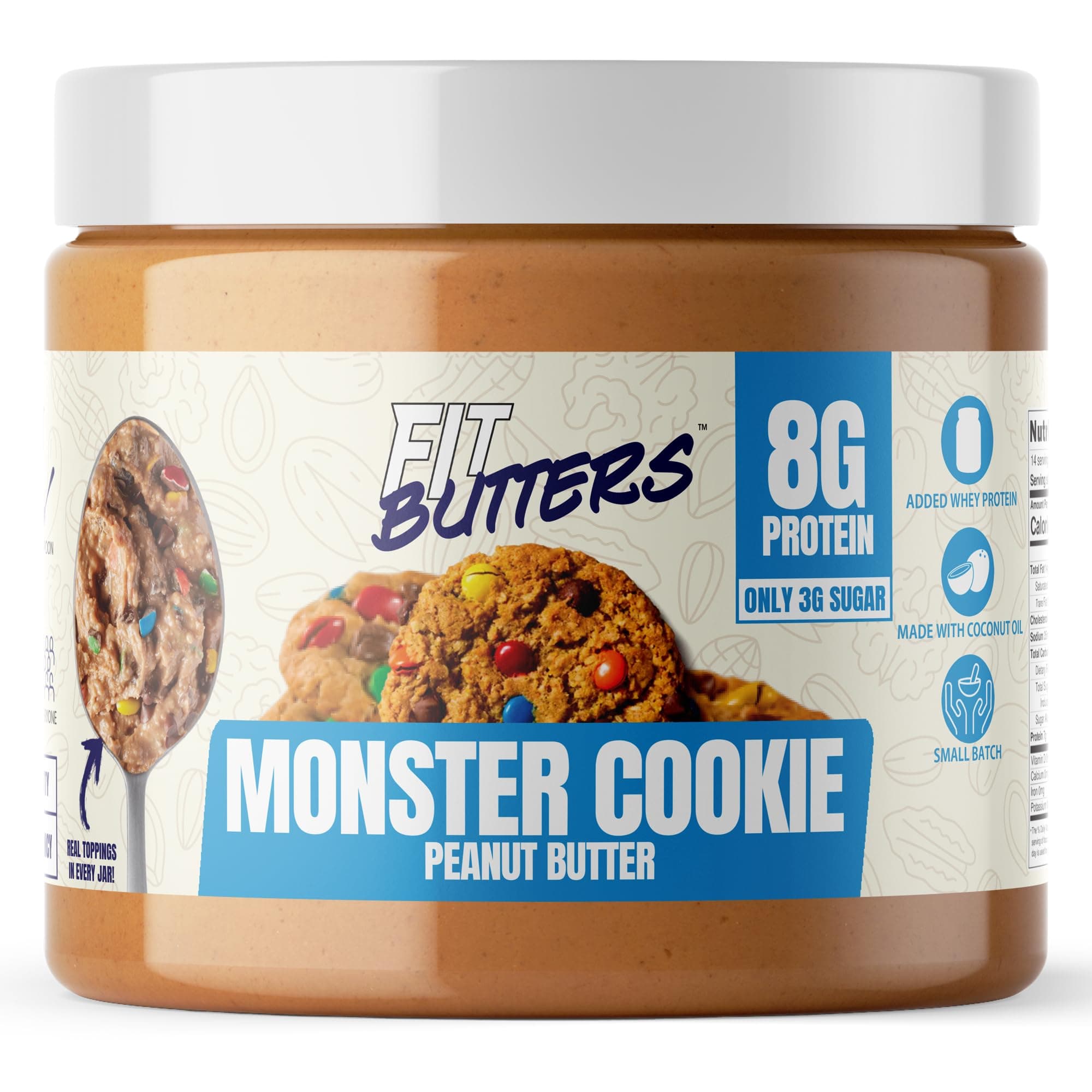 – Monster Cookie Peanut Butter, 454 g