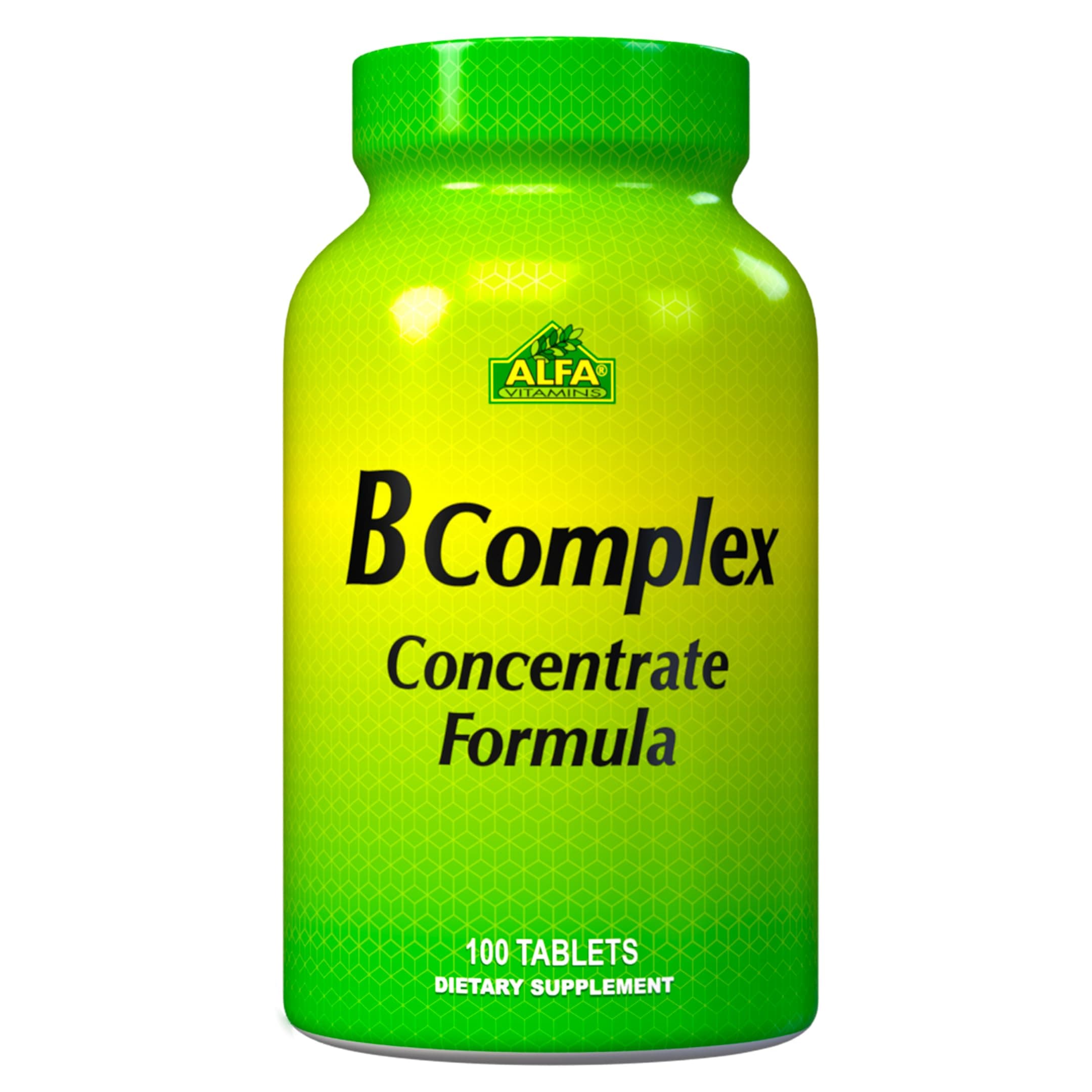 B Complex Formula - Daily Nutritional Supplement - B Vitamins for a Healthier Heart and Nervous System, and Natural Energy Increase - 100 Tablets
