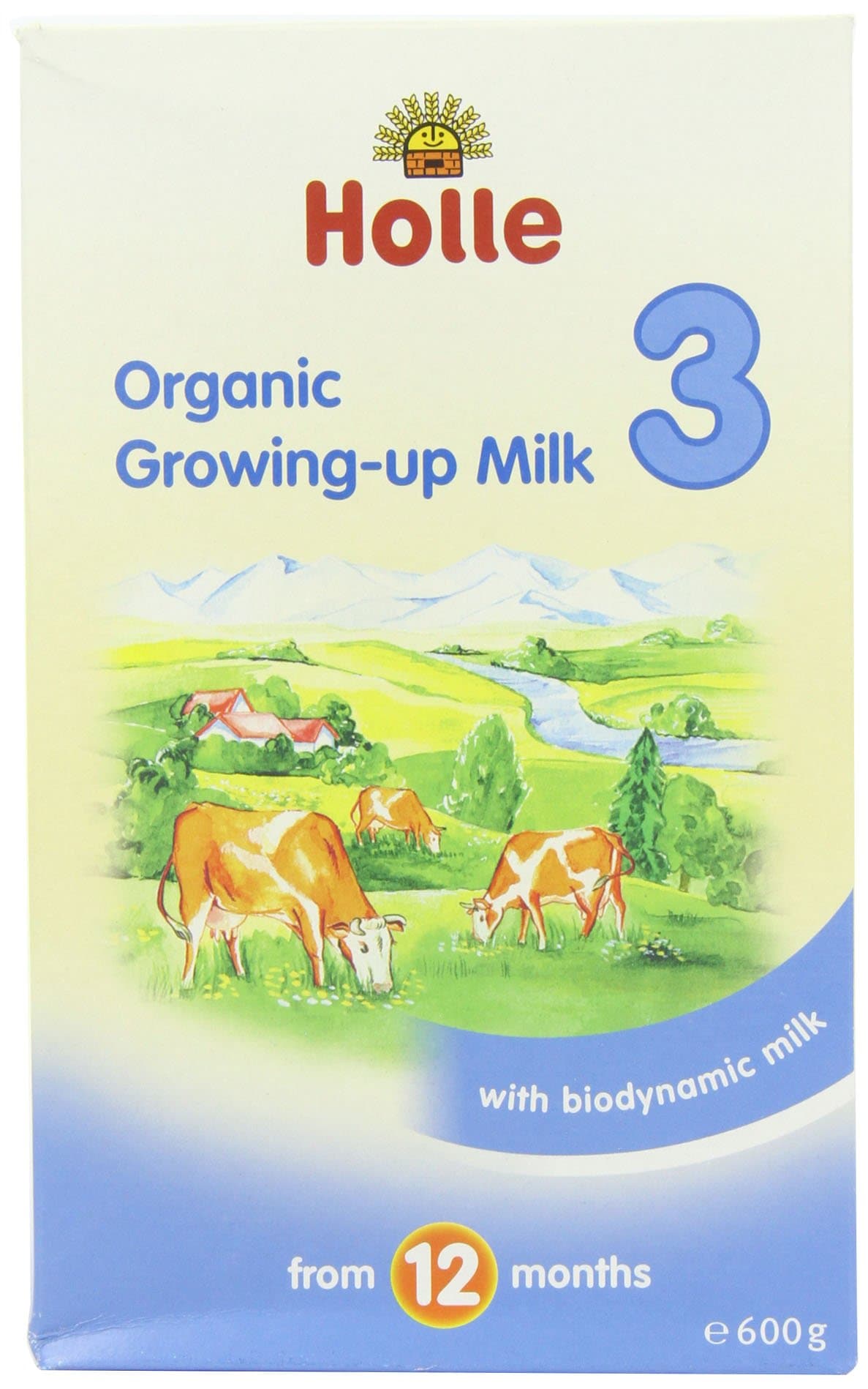 HOLLE Bio-Dynamic/Organic Growing Up Milk 3 600g (PACK OF 1)