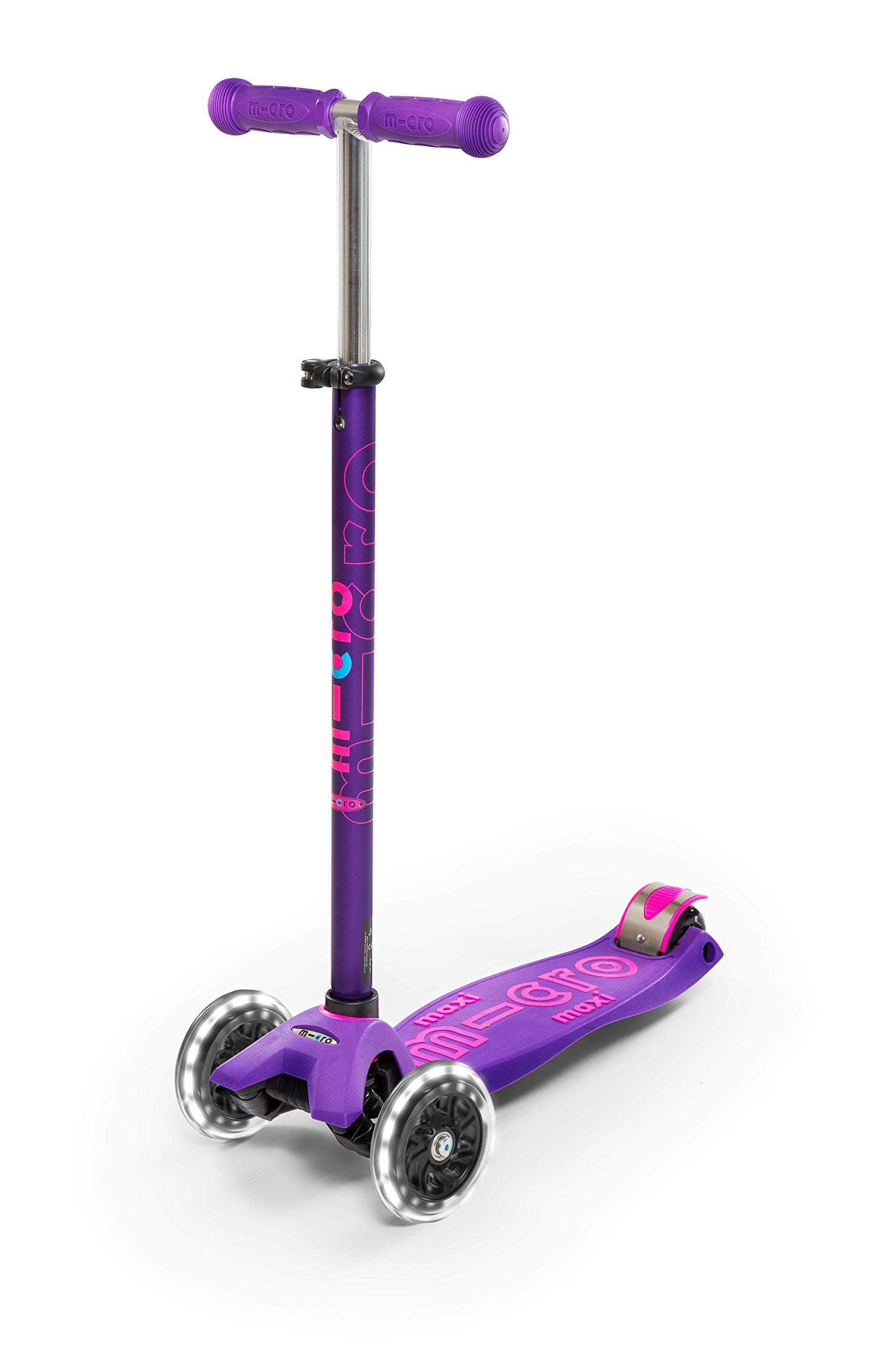 Scooters | Maxi LED Deluxe Children's Scooter | 3 Wheel Scooter | Handlebar Adjustable | Boys & Girls | 5-12yrs