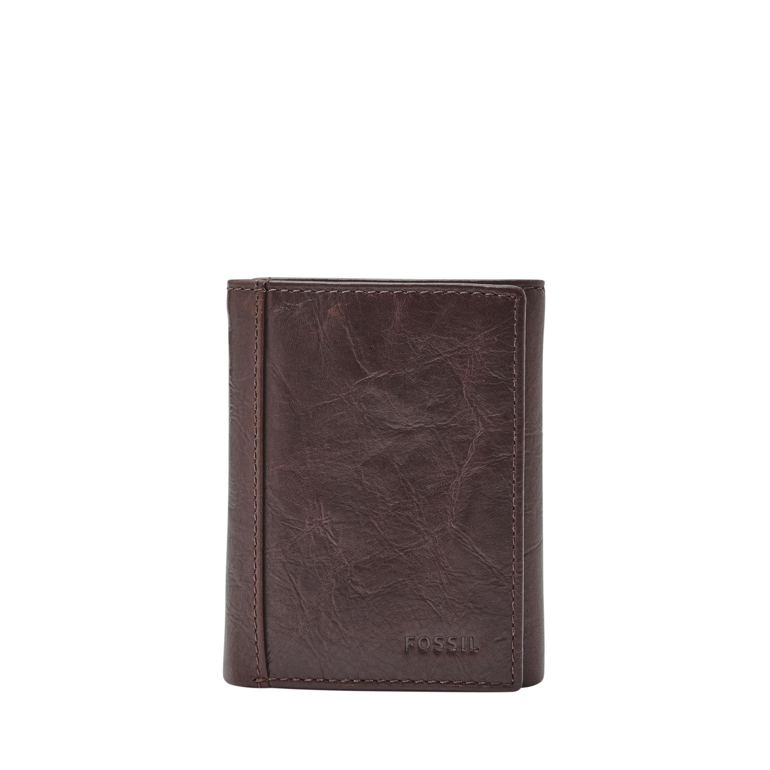 Men's Leather Trifold Wallet
