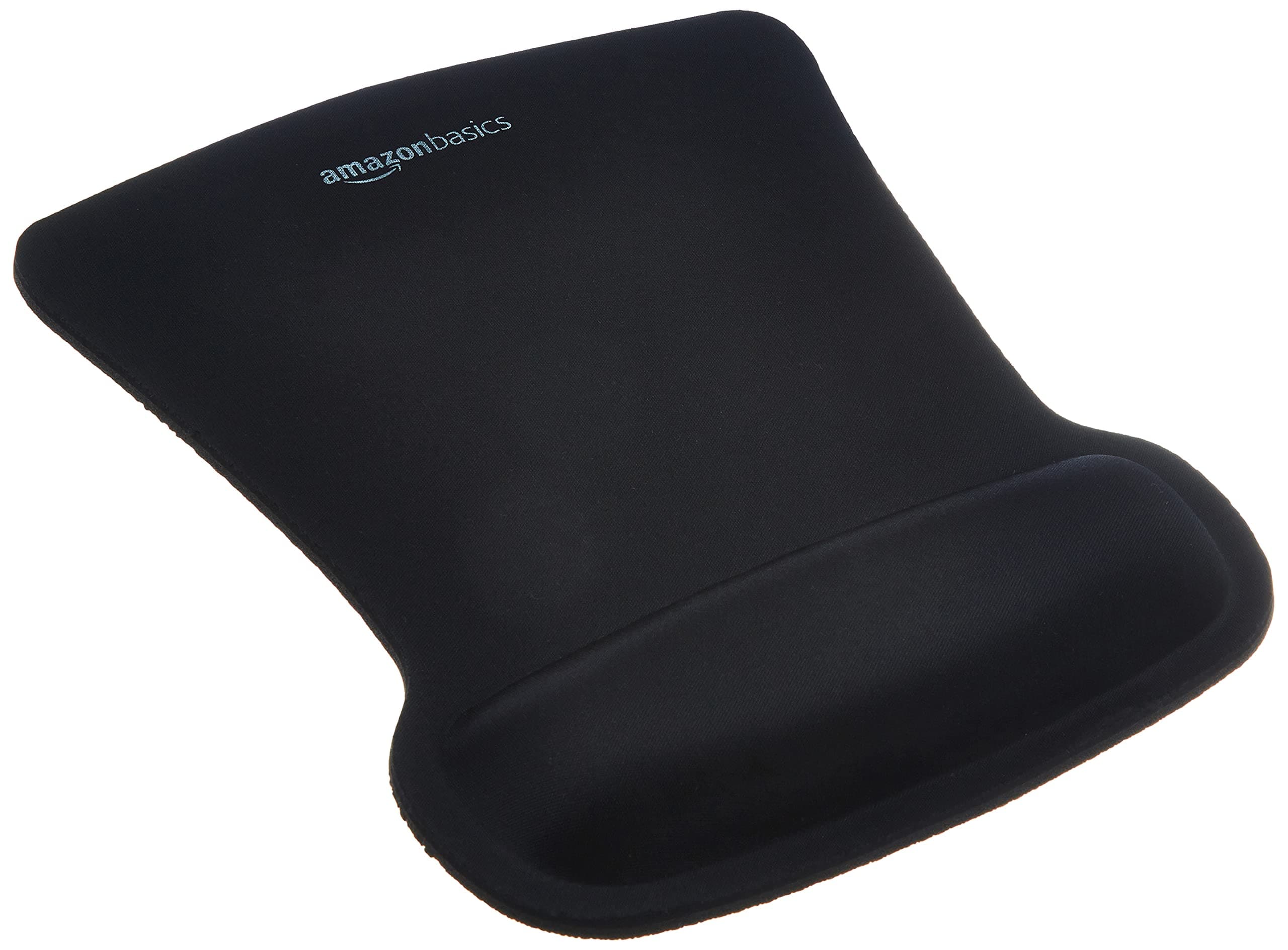 Irregular Ergonomic Gel Computer Mouse Pad with Wrist Support for Pain Relief, Non-Slip, 10.1L x 8.1W inches, Black