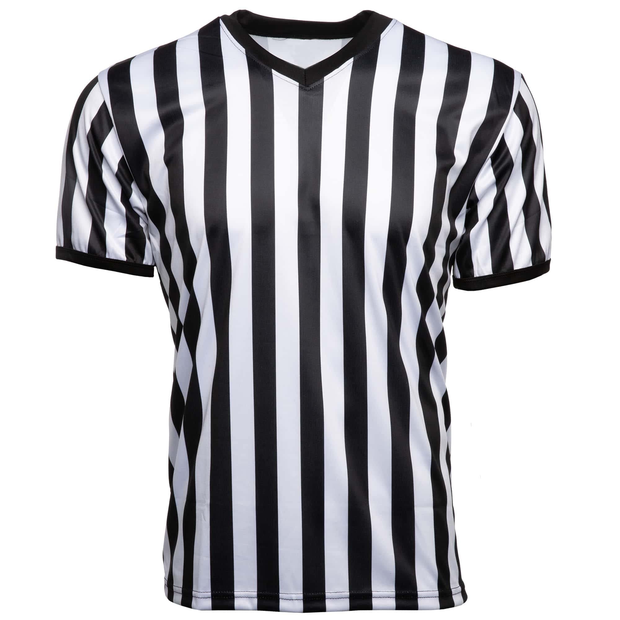 Men's V-Neck Referee Shirt | Men’s Official Short Sleeve Pro-Style V-Neck Officiating Apparel