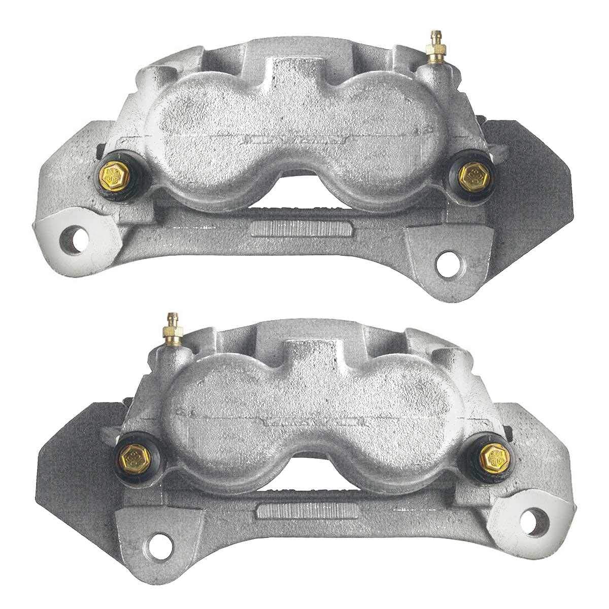 AutoShack Front Brake Calipers Assembly Pair Set of 2 Driver and Passenger Side Replacement for 2003-2008 Dodge Ram 2500 Ram 3500 2006-2008 Ram 1500 3.7L 4.7L 5.7L 5.9L 6.7L 8.0L V8 4WD RWD BC2868PR