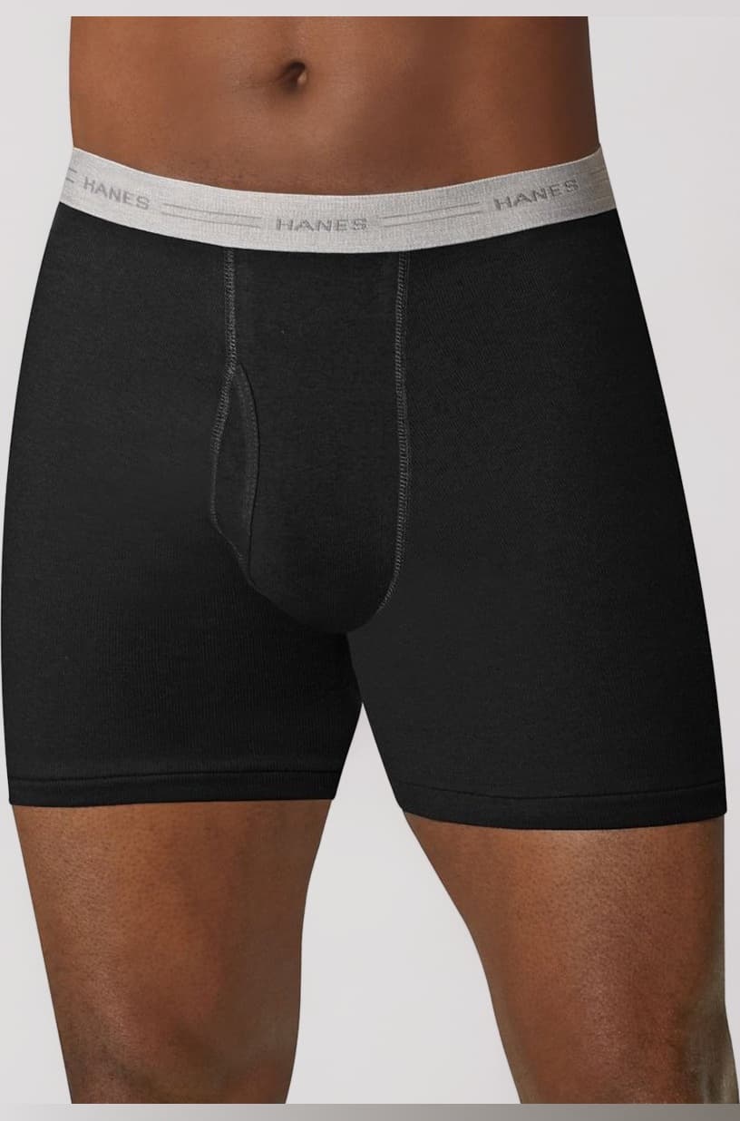 Hanes Men's Dyed Boxer Briefs 2349Z5 (5 Pack)