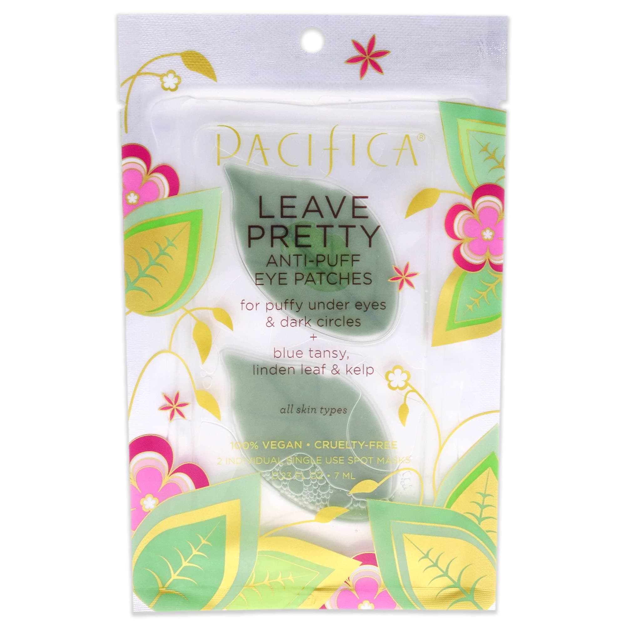 Pacifica Leave Pretty Anti-Puff Eye Patches 0.67oz,pack of 1