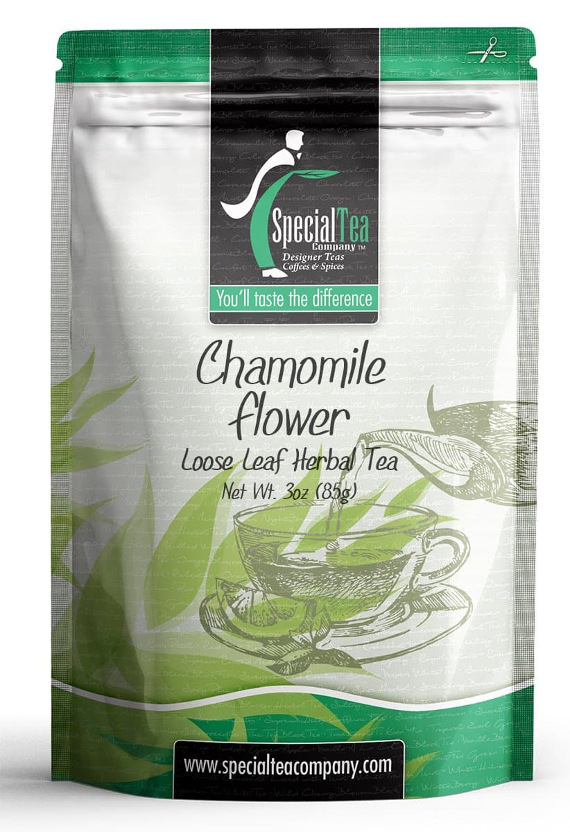 Special Tea Loose Leaf Herbal Tea, Chamomile Flower Organic, 3 Ounce