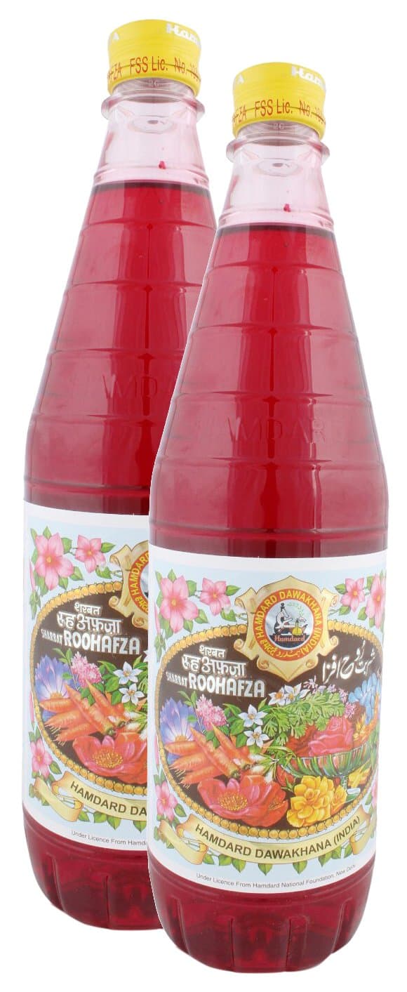 Big Bazaar Combo - Hamdard Dawakhana Roohafza Sharbat 750ml (Pack of 2) Promo Pack