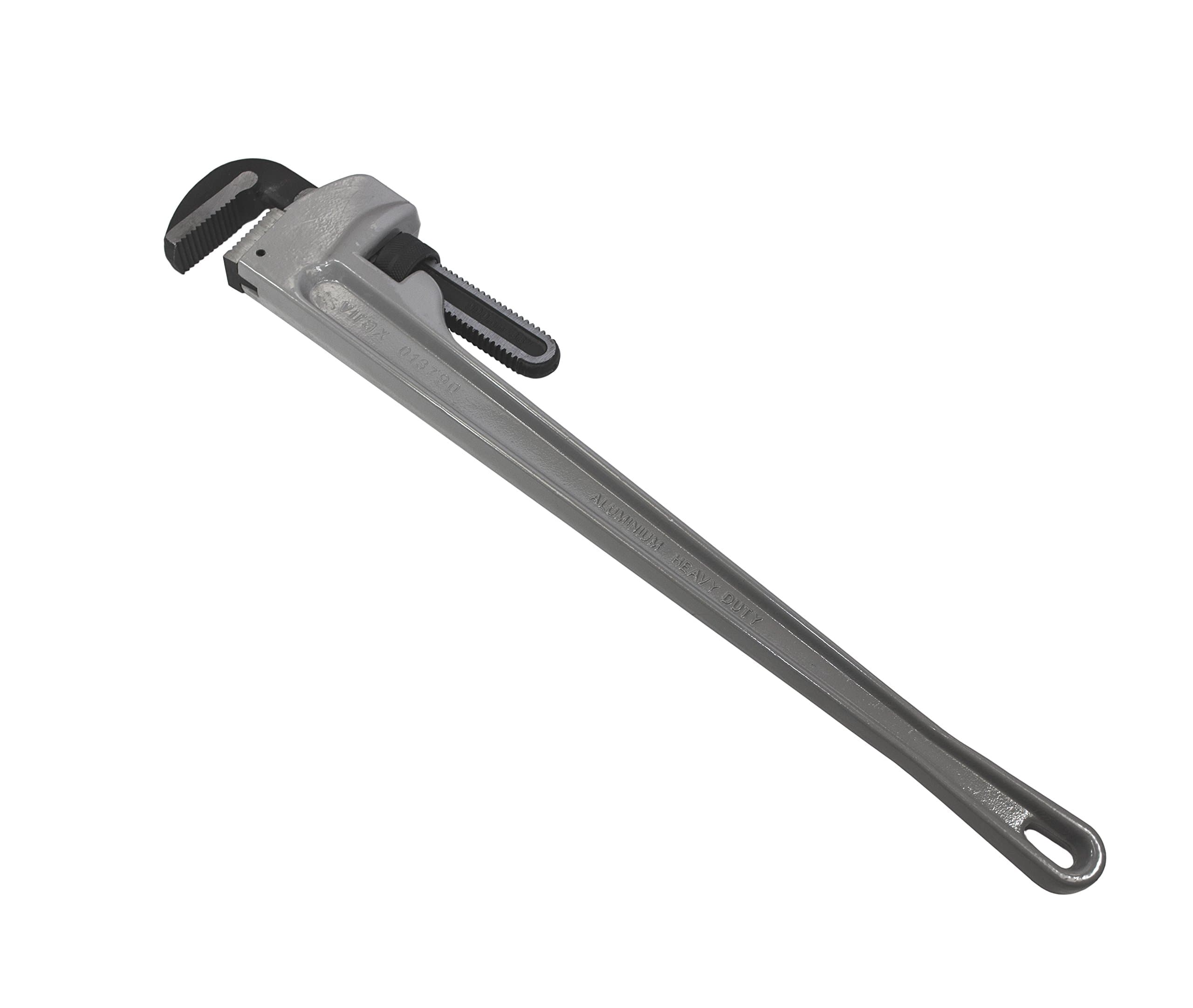 36" VIRAGRIP Light Alloy Pipe Wrench, 5" Capacity, Gray/Black, VX013790