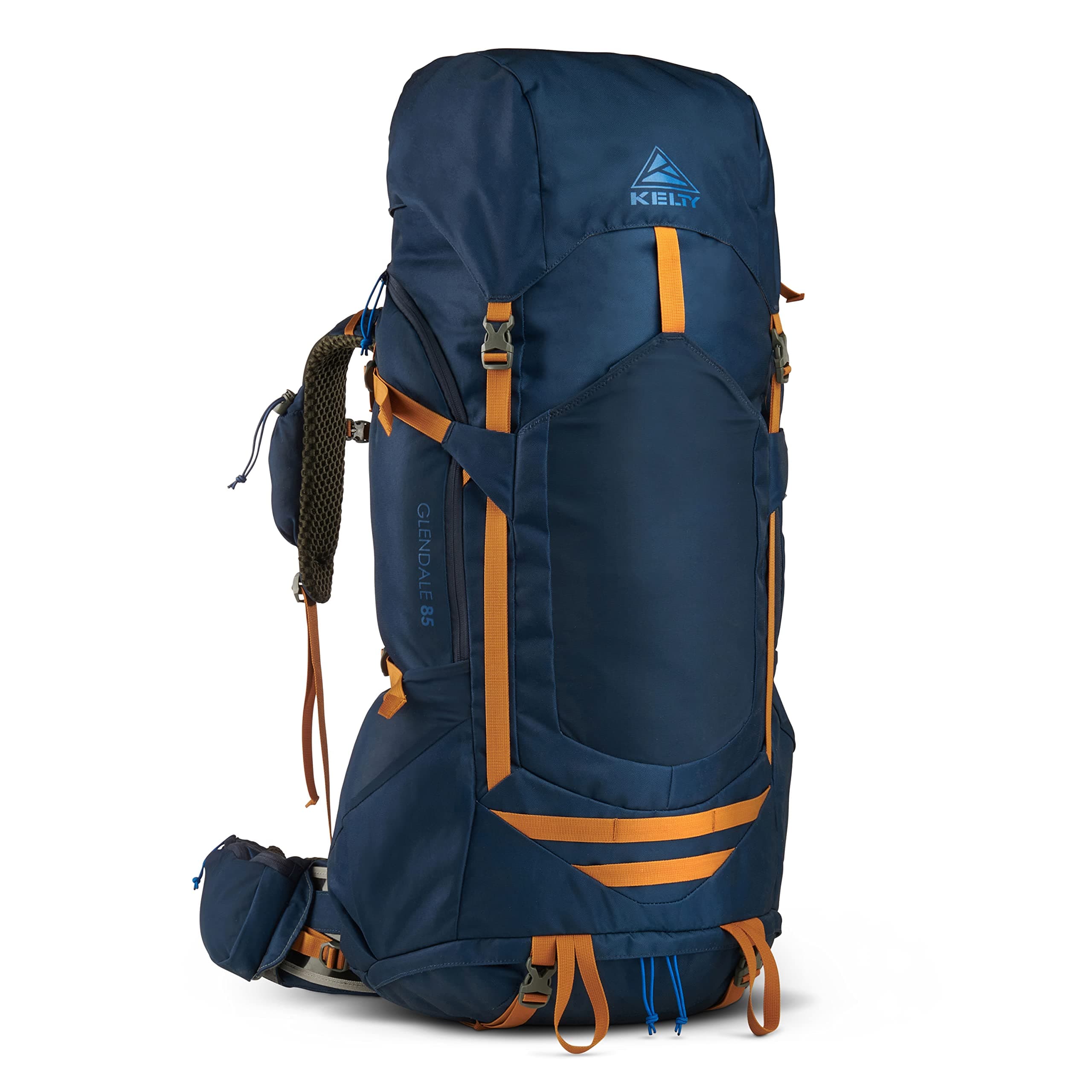 Kelty Glendale 65L – 105L Multi-day Backpacking Thru Hiking Pack, Adjustable Suspension, Customized Fit (Pageant Blue, 85L)
