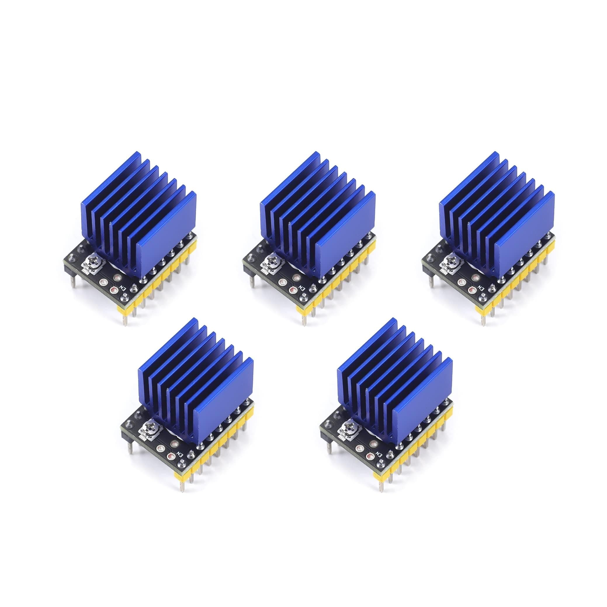 Teyleten Robot TMC2209 V1.2 Stepper Motor Driver for SKR V1.4 Turbo SKR 2 32Bit Control Board 3D Printer Parts (Pack of 5)