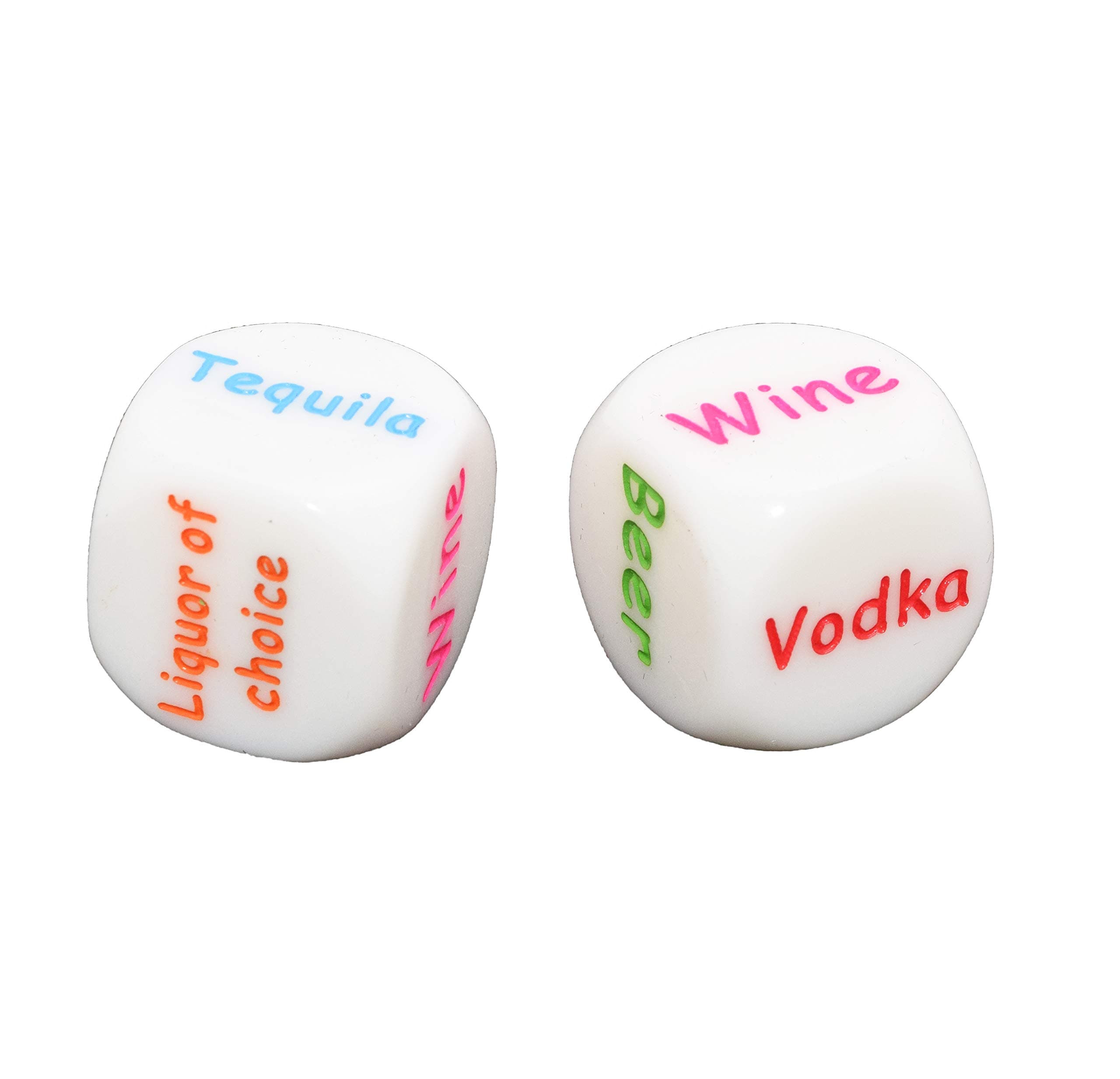 Limited Time Sales ! 2 Piece Bar Dice Drinking Fun Game - Bachelor Party Game Pub Party-Drinking Dice Game, Drunk Frenzy Party Game for Adult , Bachelorette Game 2 pcs
