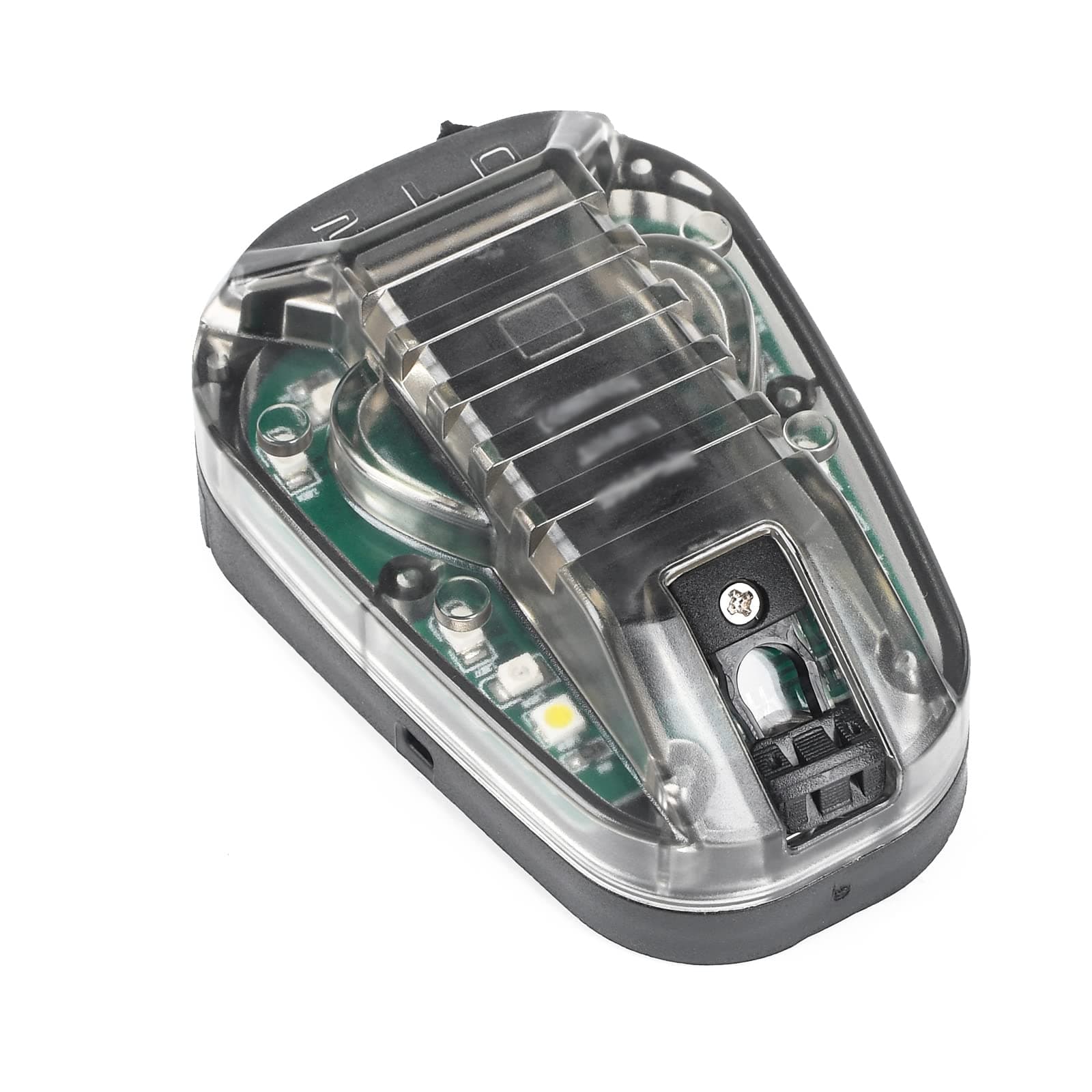 NOBUHIRO Tactical Helmet Signal Light Optional 4 Modes with Visible LED + IR Constant-on/Strobe, Waterproof Ladybird Survival Identification Lamp for Outdoor Sports