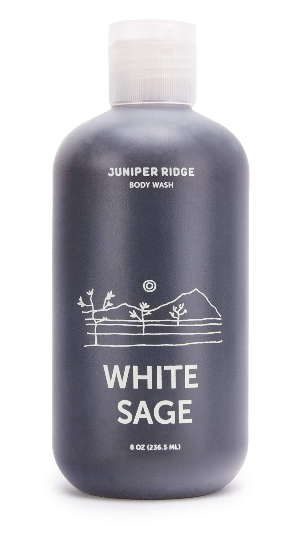 JUNIPER RIDGE White Sage Body Wash - All-Purpose Liquid Castile Soap, Multi-Use Body Wash, Shampoo, Hand Wash, Face Wash, Clean, Vegan, Paraben Free, Preservative Free, 8 oz
