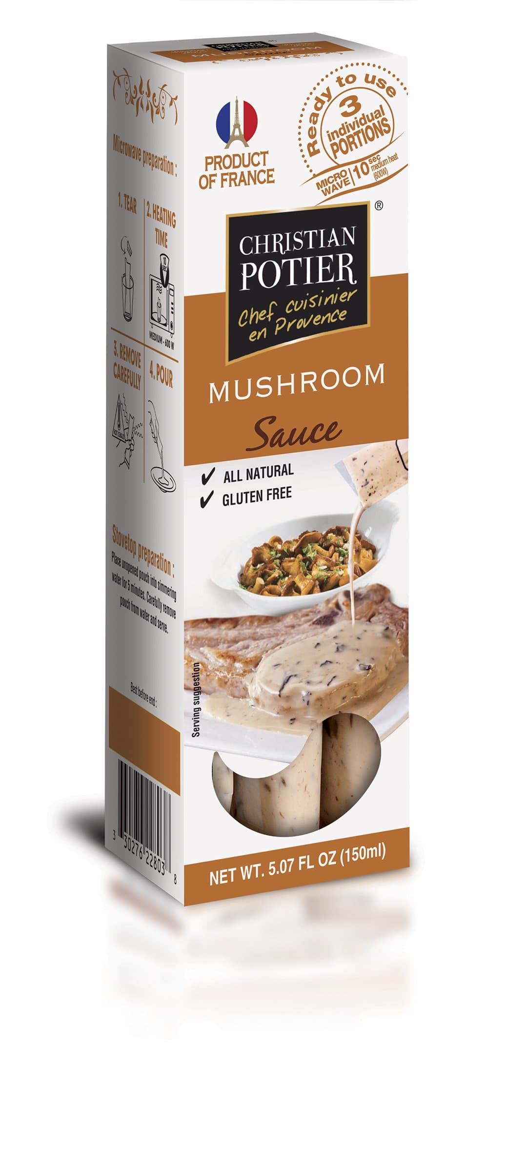 Christian Potier Mushroom Sauce, 5.07 oz