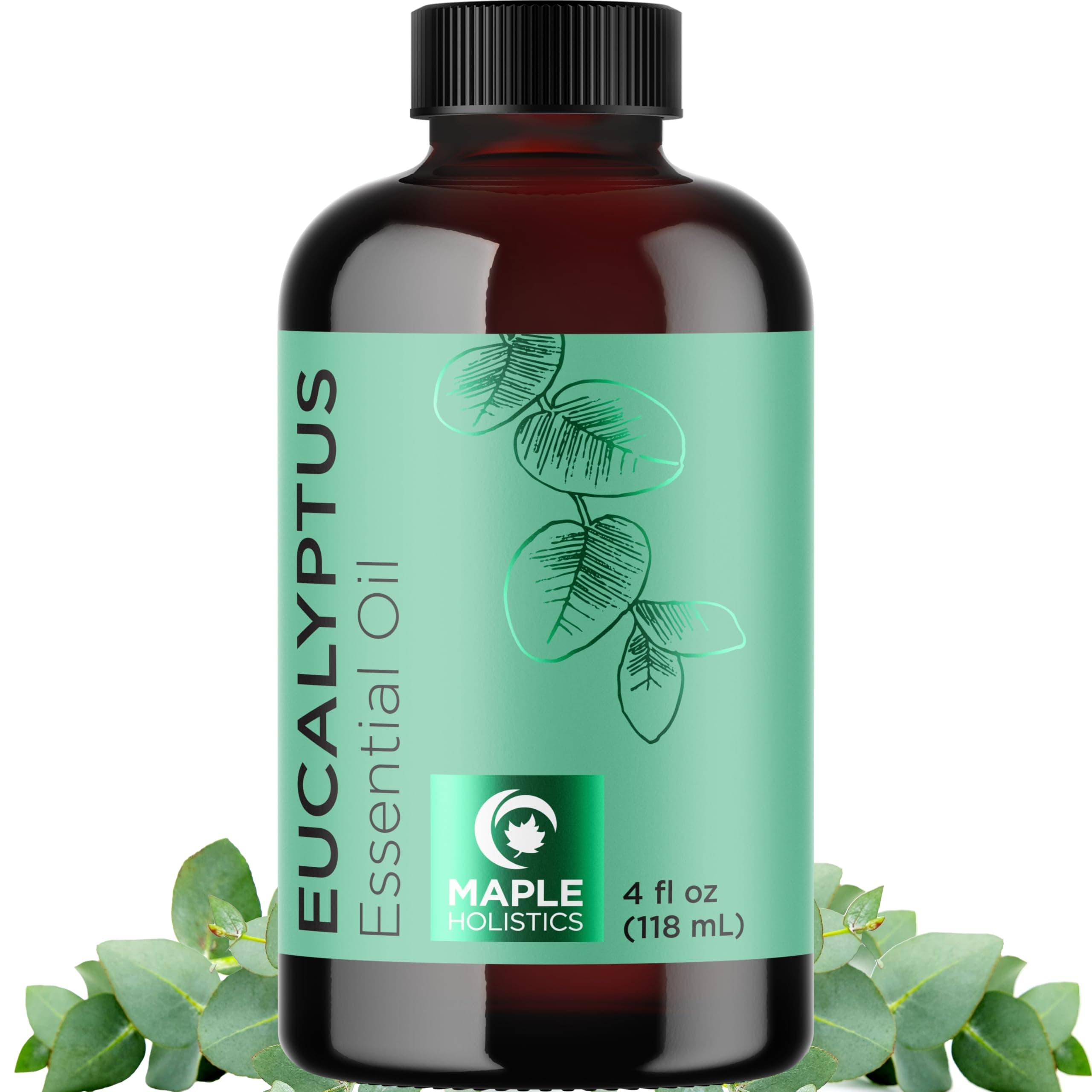 - Pure Eucalyptus Essential Oil 4oz Invigorating Home Spa Aromatherapy and Natural Bath Oil - Eucalyptus Oil for Diffuser Dry Scalp Care and DIY Skin Care