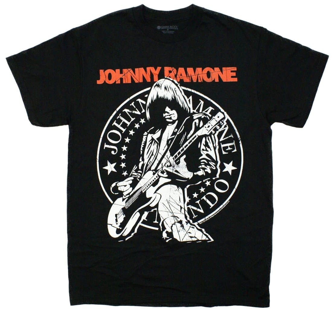 Johnny Ramone The Ramones T-Shirt Black Small
