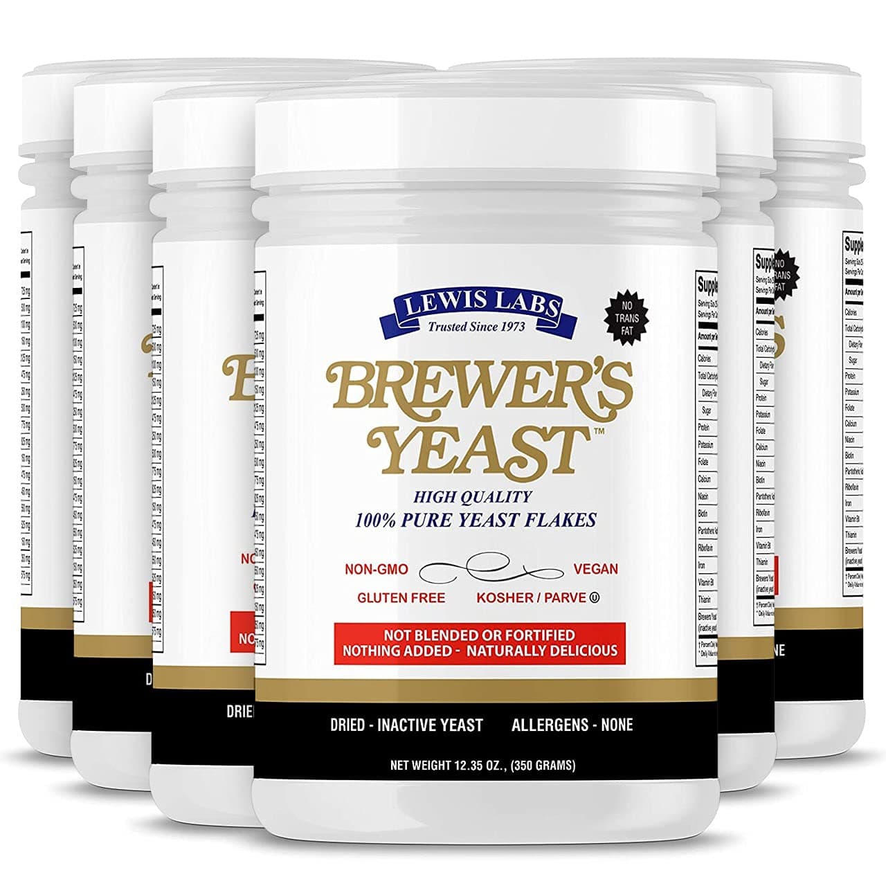 Lewis Labs Brewer's Yeast, Flakes, 14 Oz