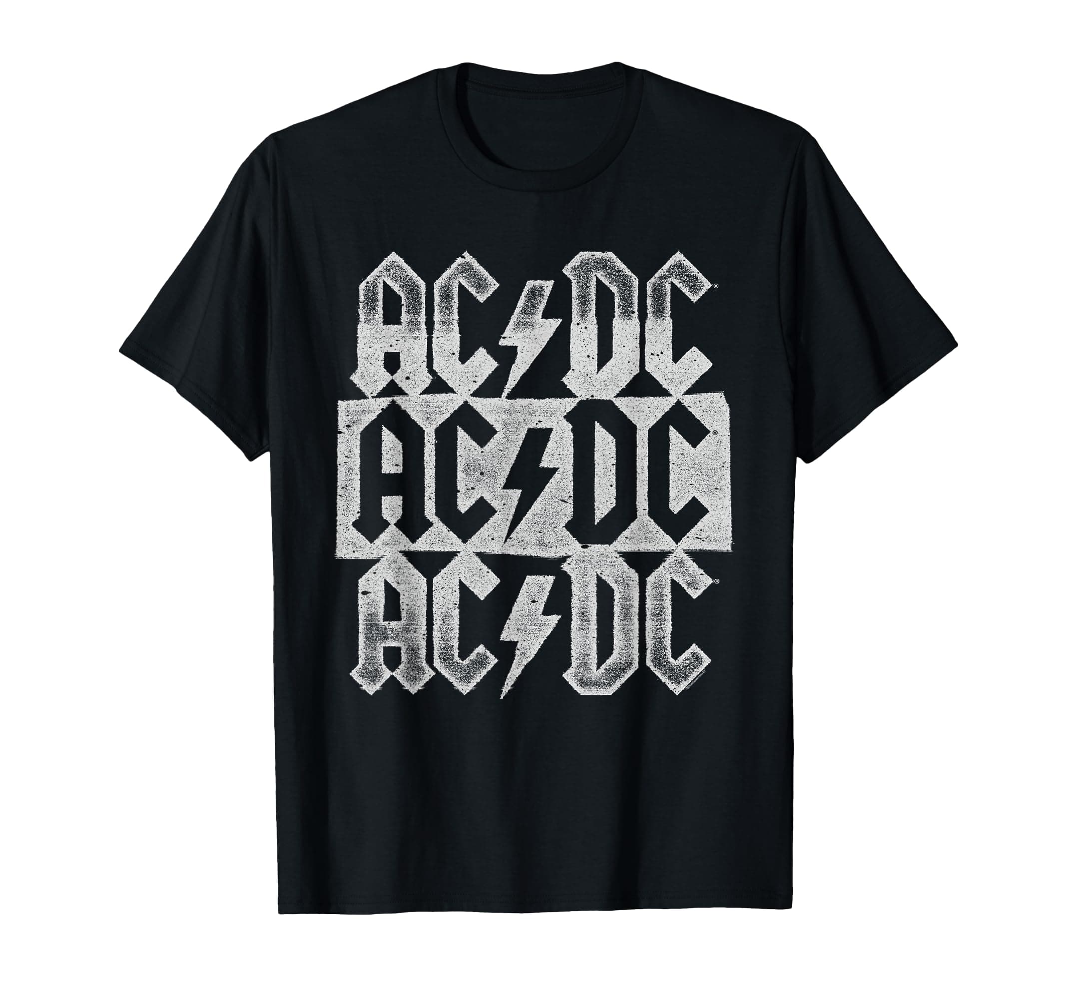 AC/DCDistressed Stacked Triple Logo T-Shirt