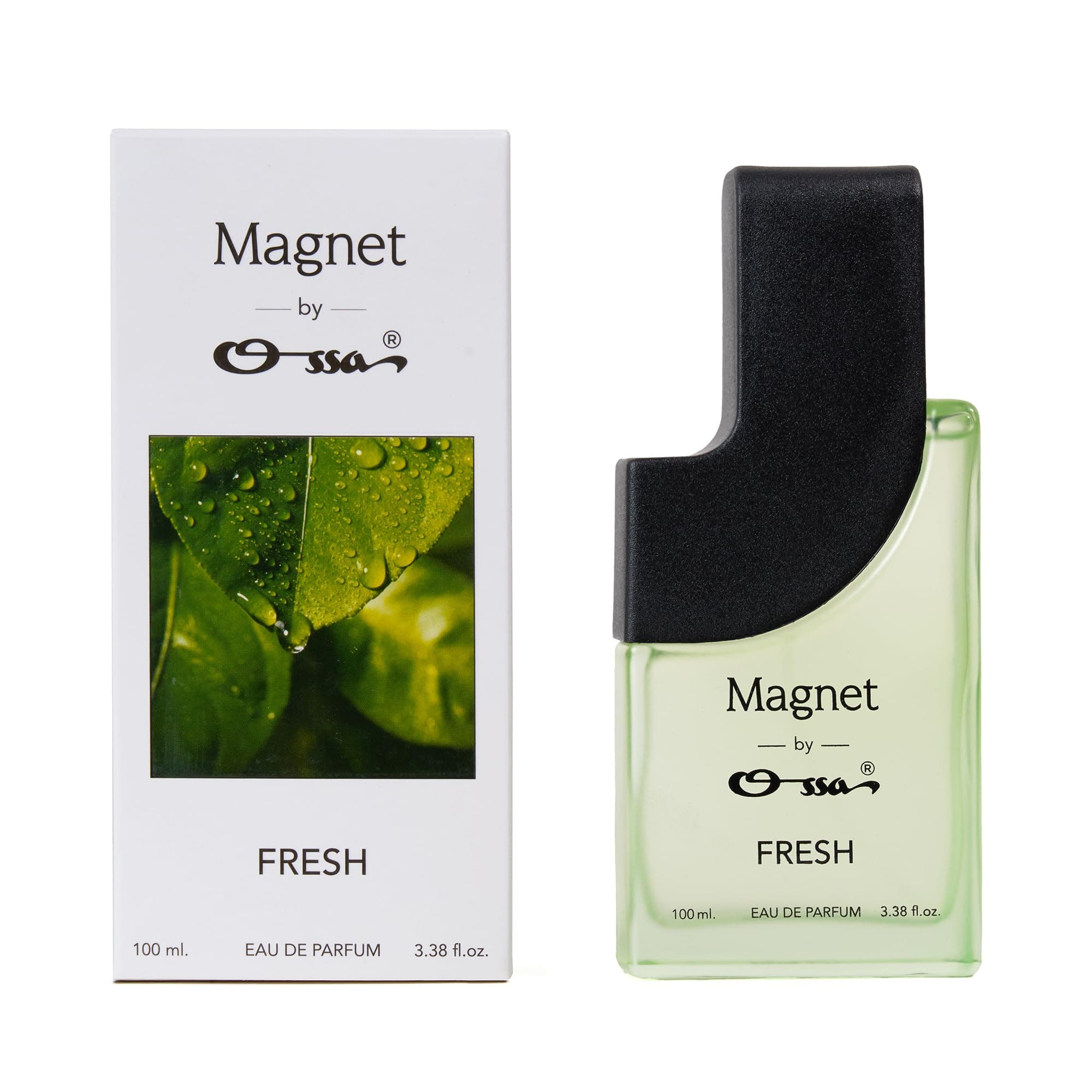 Ossa Magnet Fresh Unisex Eau De Parfum 100ml With Lemon, Patchouli, Cedarwood, Musk, Amber | Premium Long Lasting Fragrance For Men And Women | Excellent for Energizing Days and Uplifting Moments