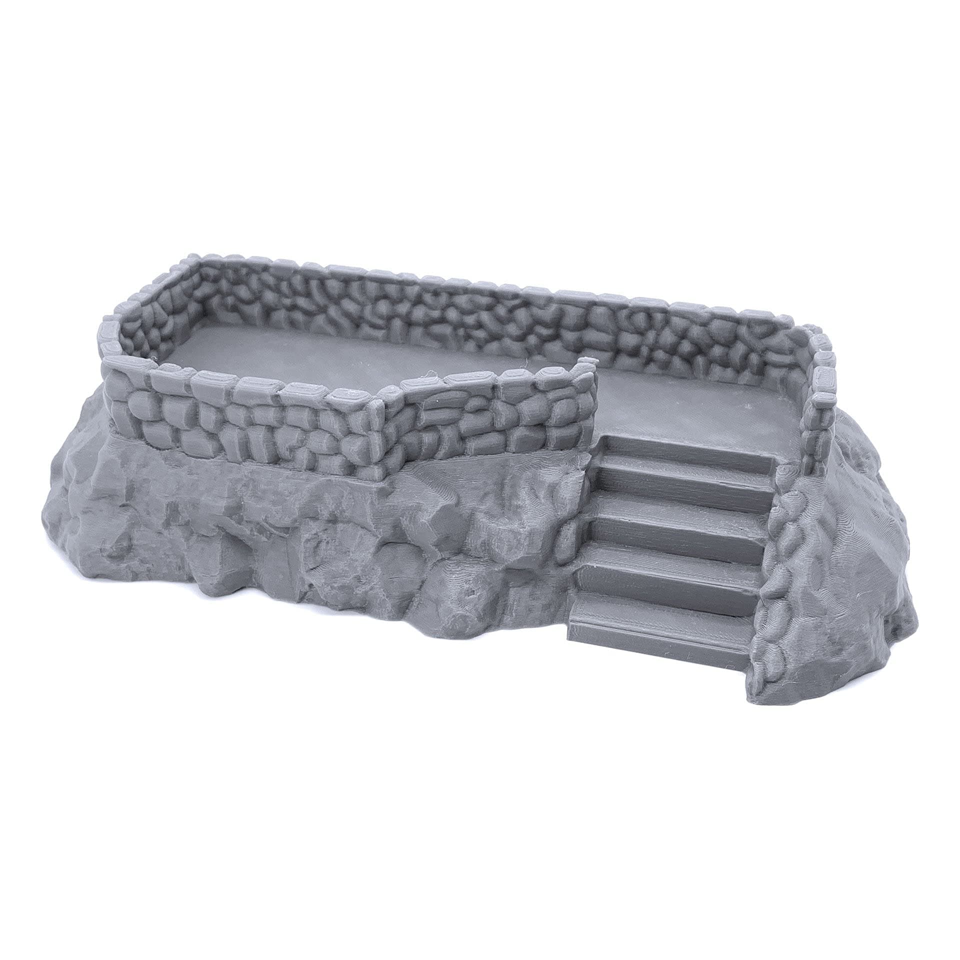 EnderToysRocky Hill Bunker Base, 3D Printed Tabletop RPG Scenery and Wargame Terrain for 28mm Miniatures