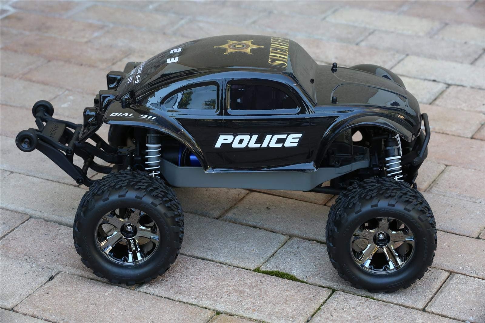 SummitLink Custom Body Police Style Compatible for 1/10 Scale RC Car or Truck (Truck not Included) STB-PB-01