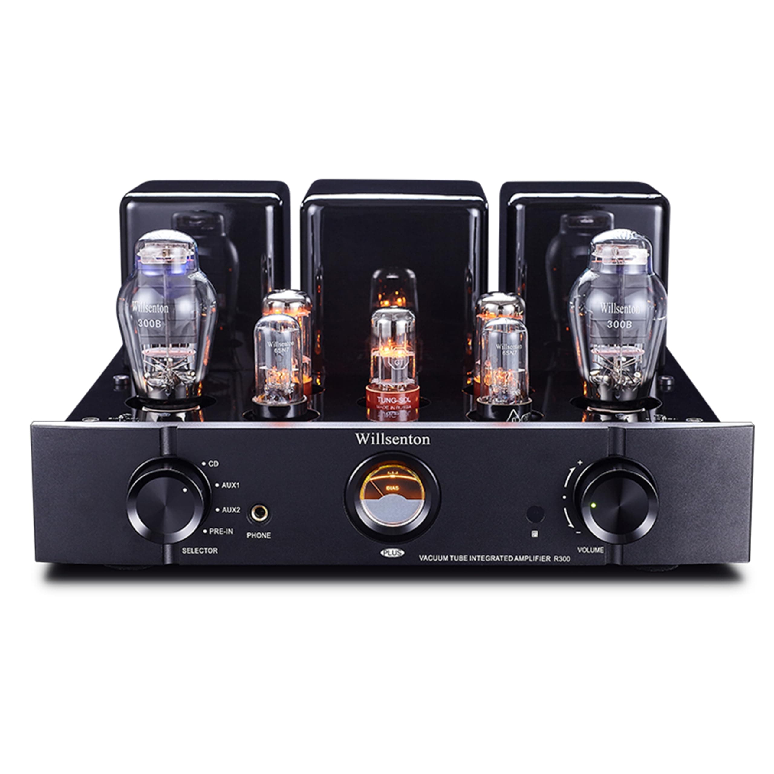 R300 Plus Tube Amplifier 300Bx2 Single-Ended Class A Integrated Power Amplifier Headphones All in One