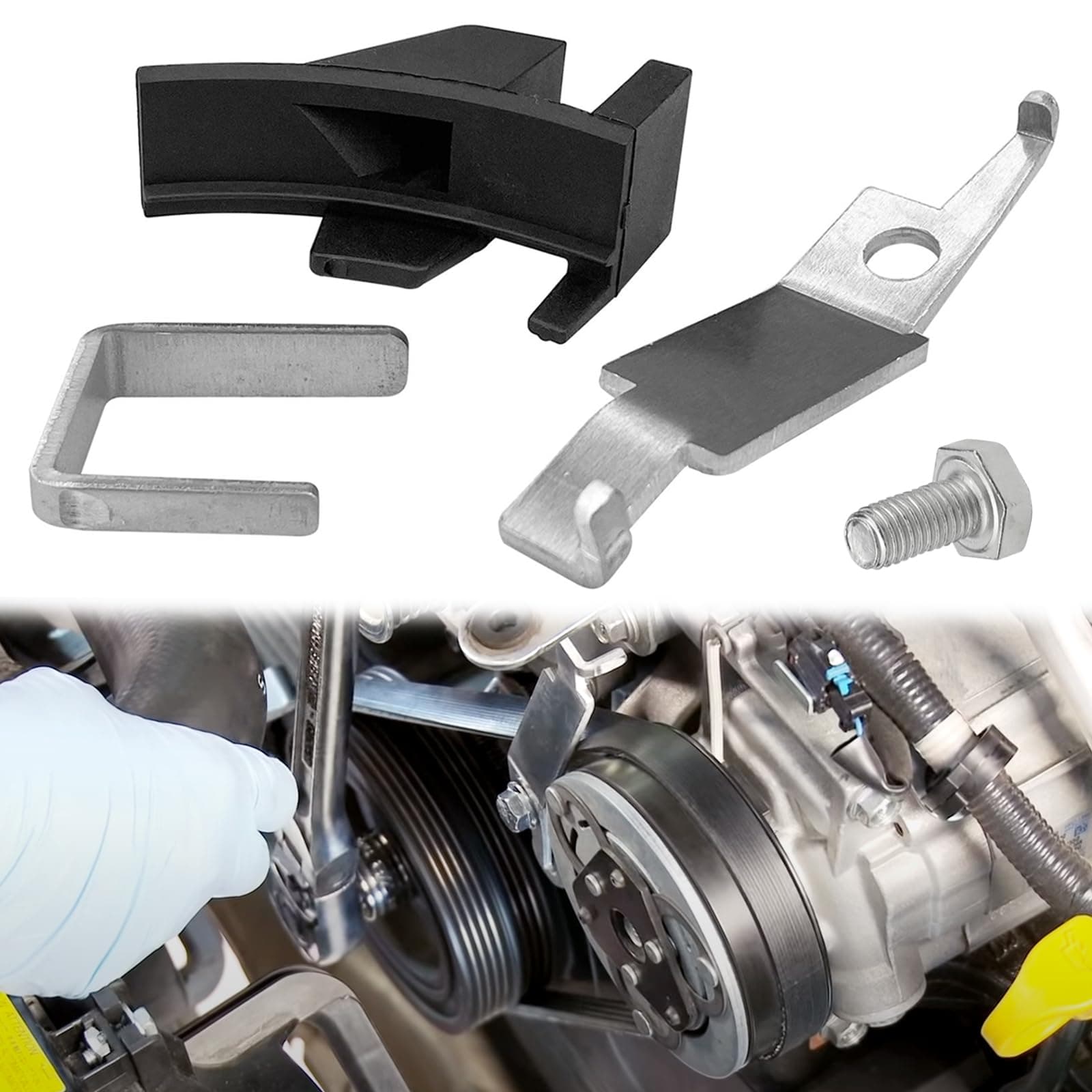 Mekar 91031 Stretch Belt Installation Engine Tool, Compatible with Subaru Impreza Forester Outback 2.5L Engines