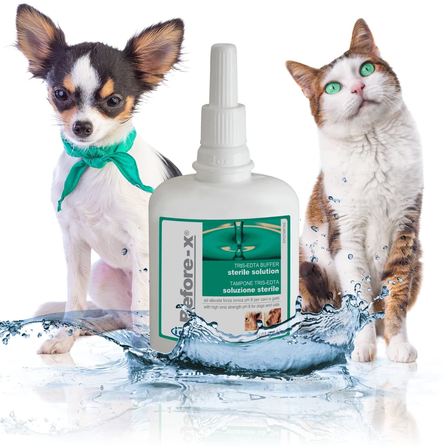 Before X Ear Solution - Antibacterial & Anti-fungal Sterile Ear & Skin Flush for Dogs & Cats - Also a Topical for Cleaning Minor Wounds - 100 ml
