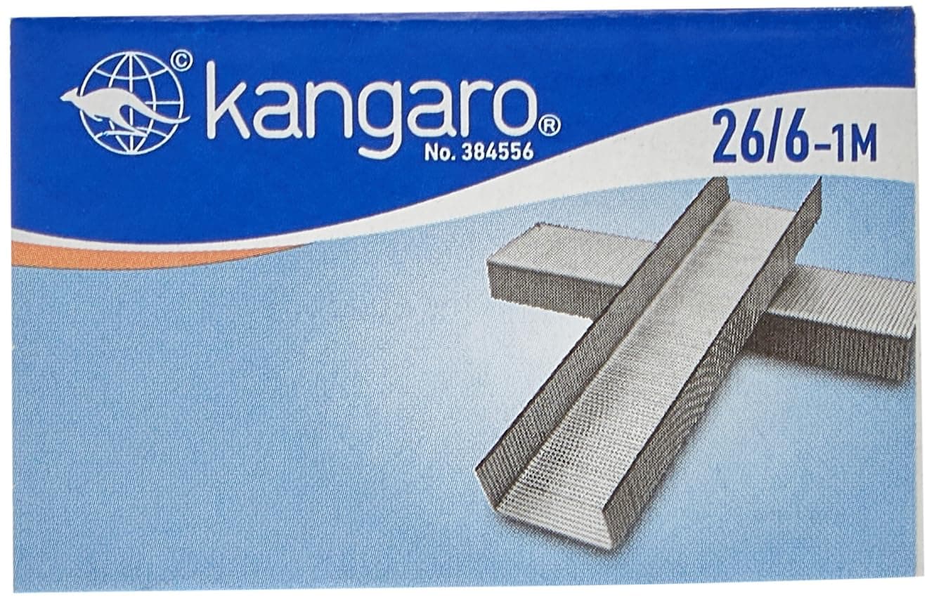 Kangaro 26/6-1M Staples #26/6-1M (Pack of 1000)
