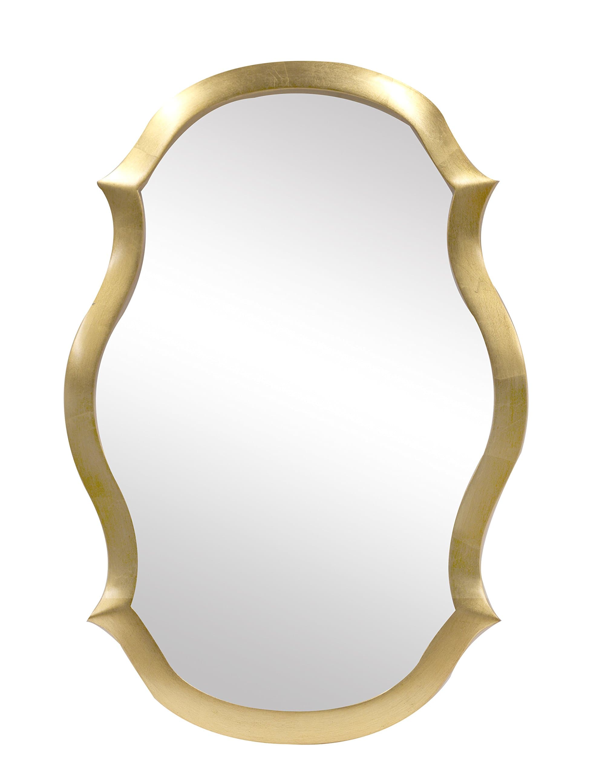 Elegance, Brushed Gold Wall Mirror, 20"X 30"X 1 3/8"