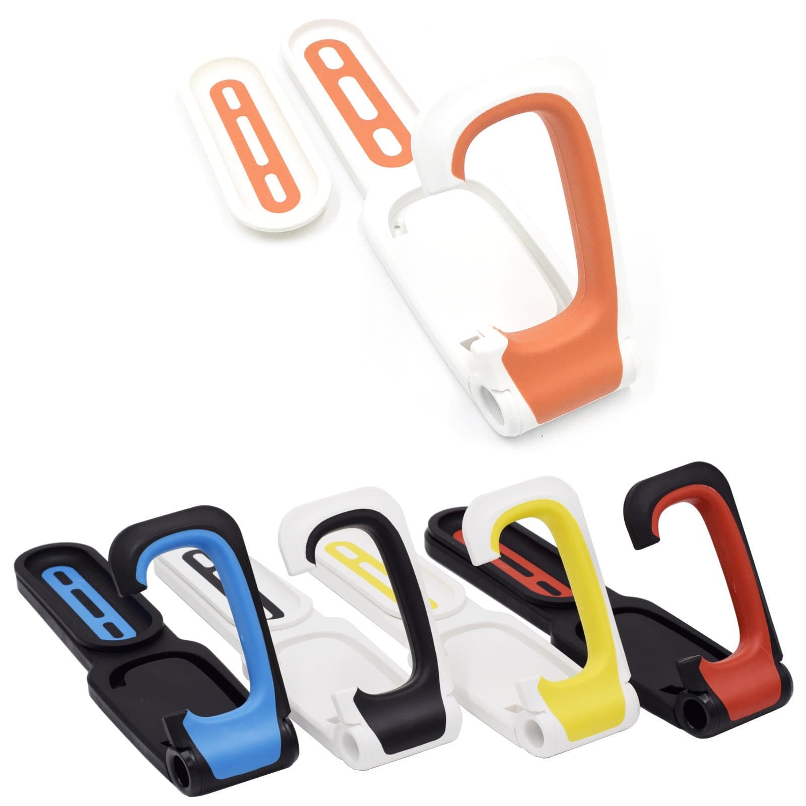 Ultimate Hardware Contrast Vertical Wall Mounted Bike Storage Bracket - Black/Red