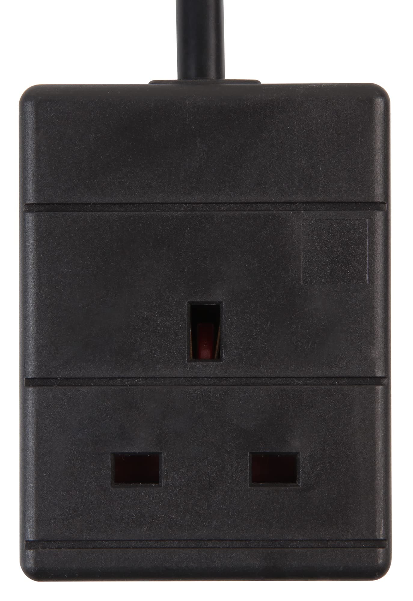 Pro Elec PEL00517 1m 13 A 1 Way Gang Single Socket Power Mains Extension Lead Cable - Black
