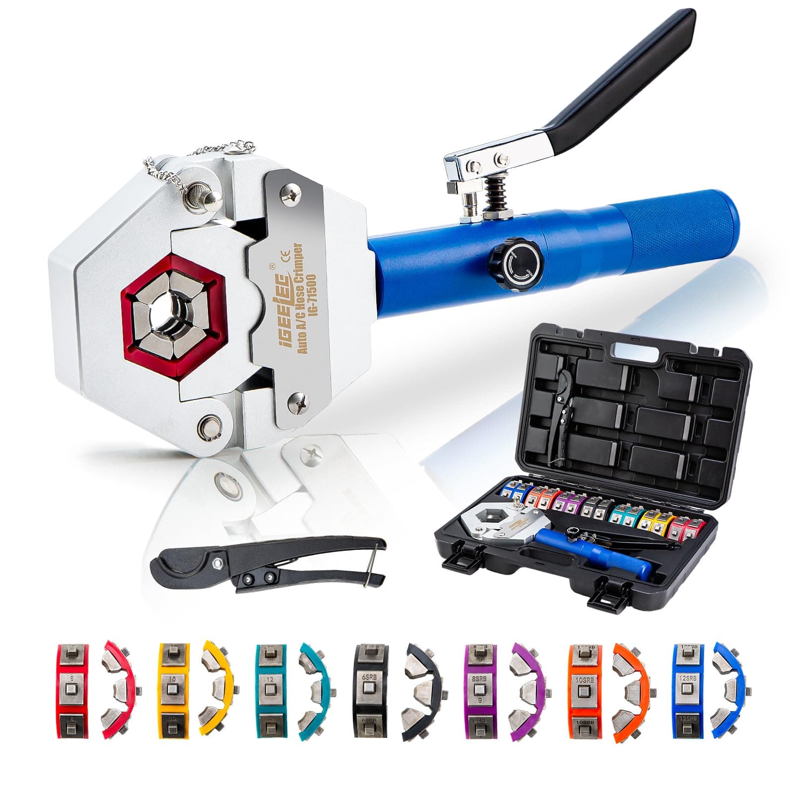 Hydraulic Automotive A/C Hose Hydra-krimp Crimper Crimping Tools for BH Air Conditioning Hose & Beadlock A/C Fittings