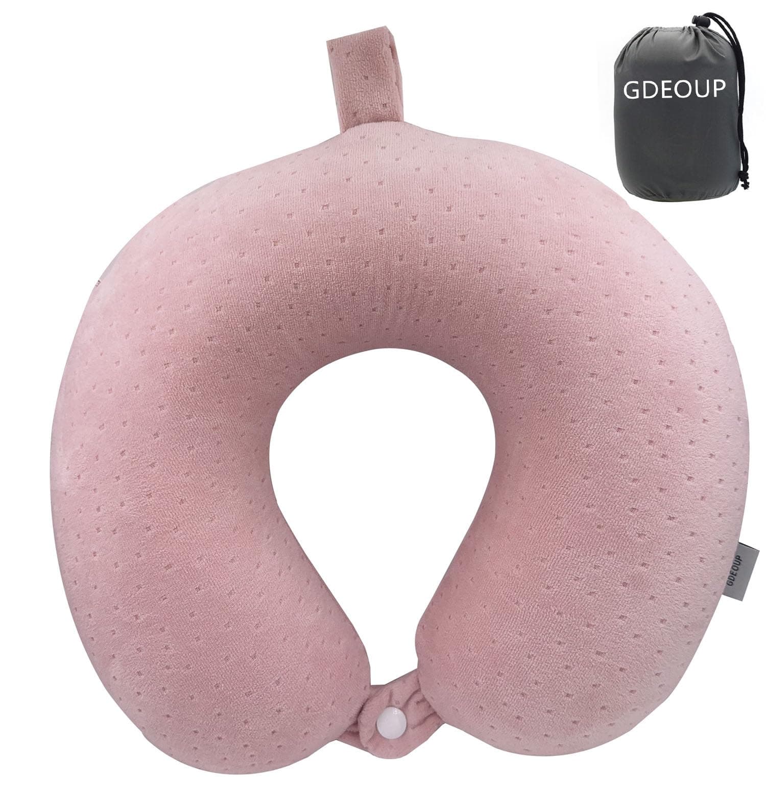 Travel Memory Foam Neck Pillow Support Pillow,Luxury Compact & Lightweight Quick Pack for Camping,Sleeping Rest Cushion