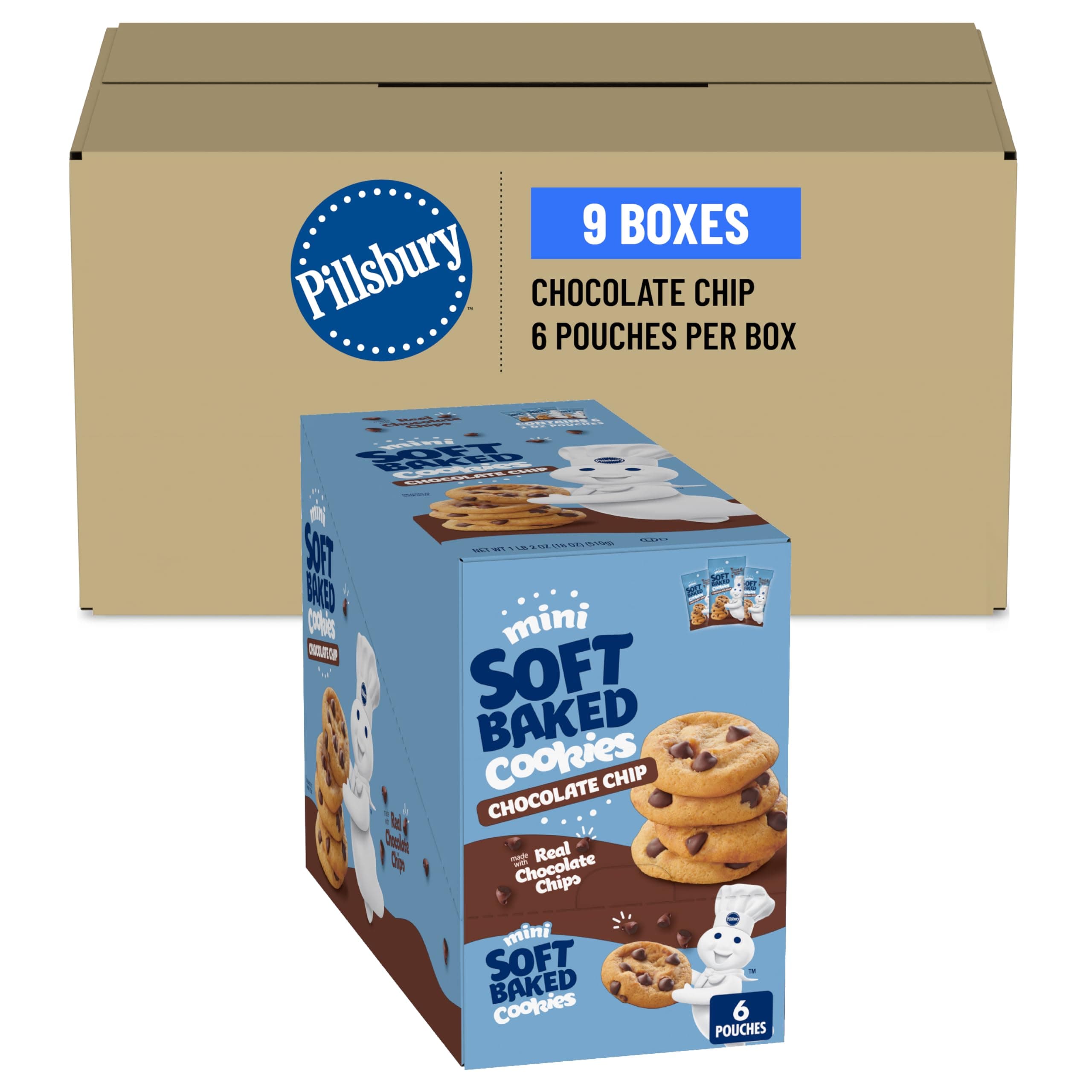 Mini Soft Baked Chocolate Chip Cookies, 54 Count