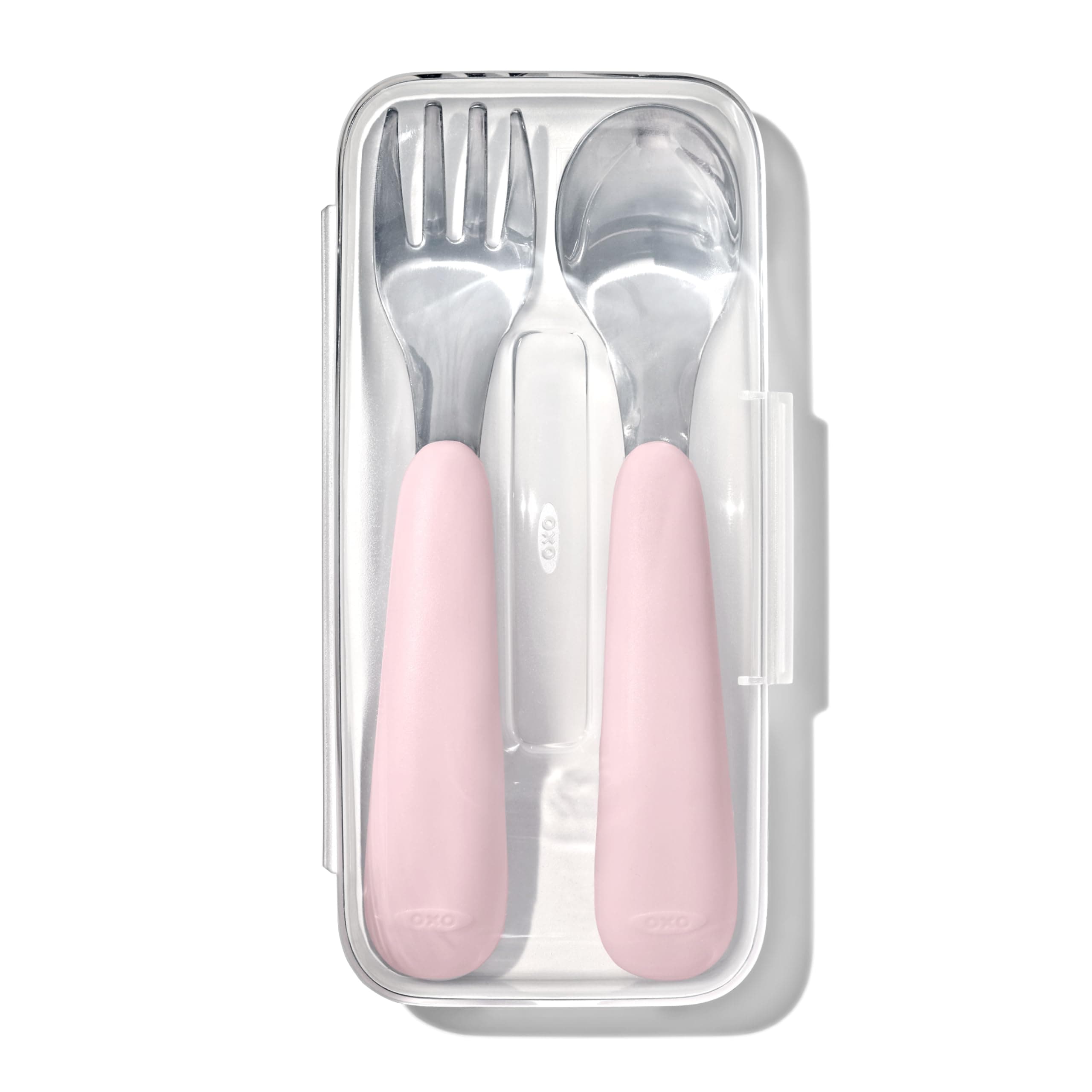 Tot On-The-Go Fork and Spoon Set - Blossom