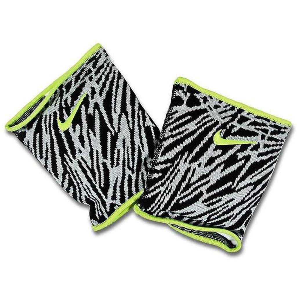 Essentials Volleyball Knee Pads (Zebra Black/Grey/Volt, X-Small/Small)