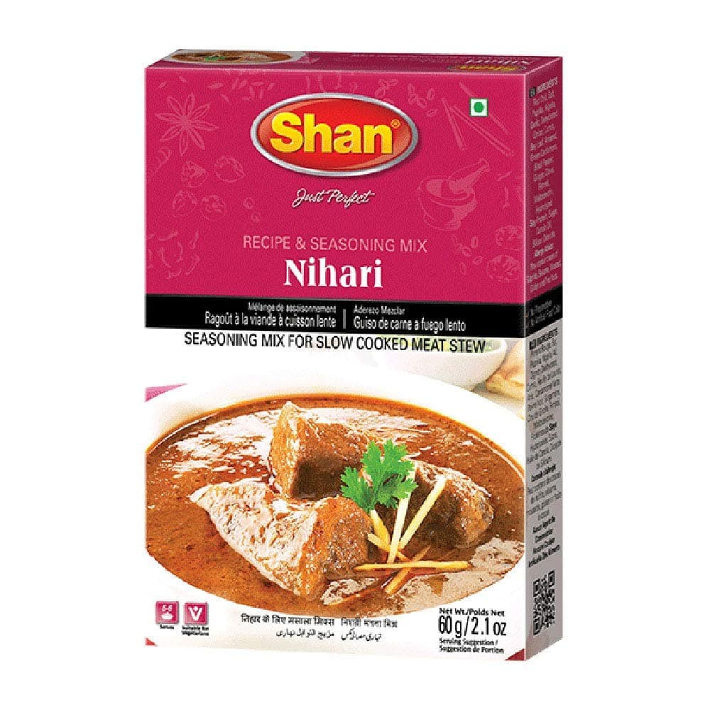 Nihari Masala Seasoning Mix (60g) - Spice Packets for Slow Cooked Meat Stew